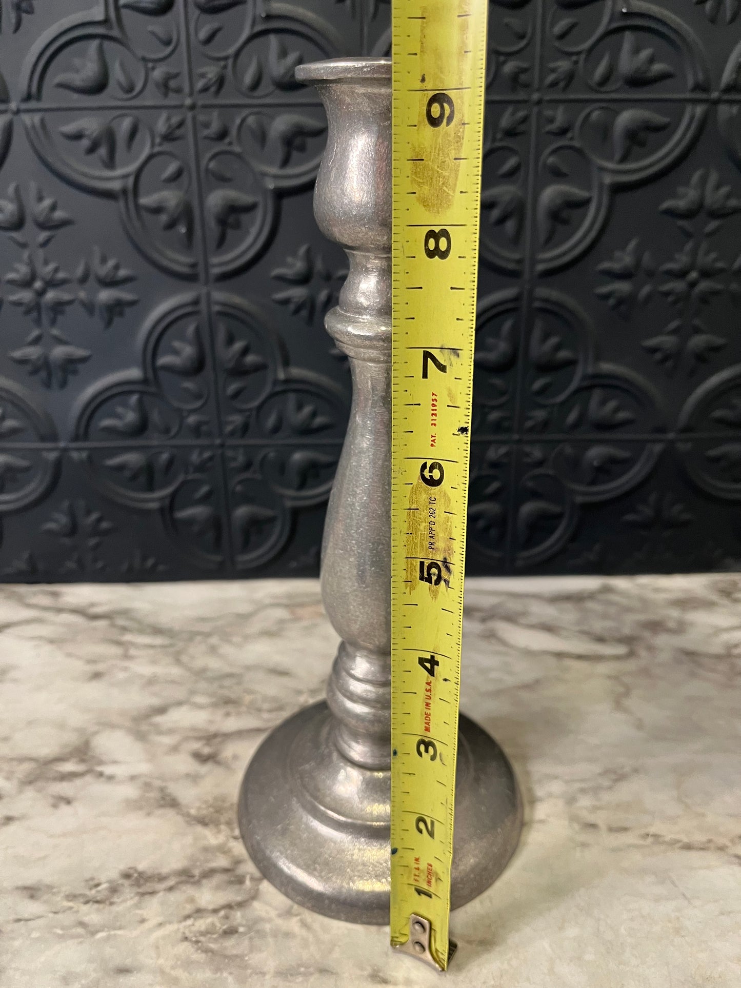 Sexton Pewter Candle Holder