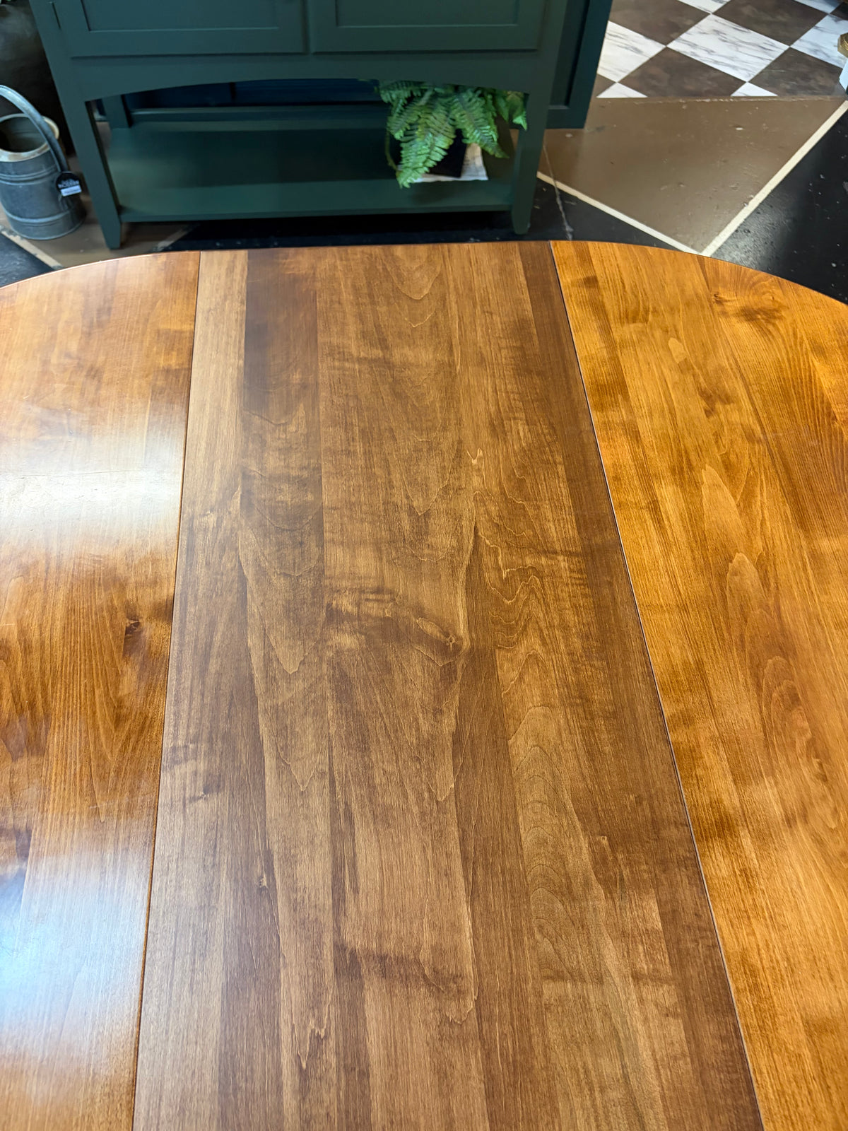 Round Woodleys Dining Table with leaf