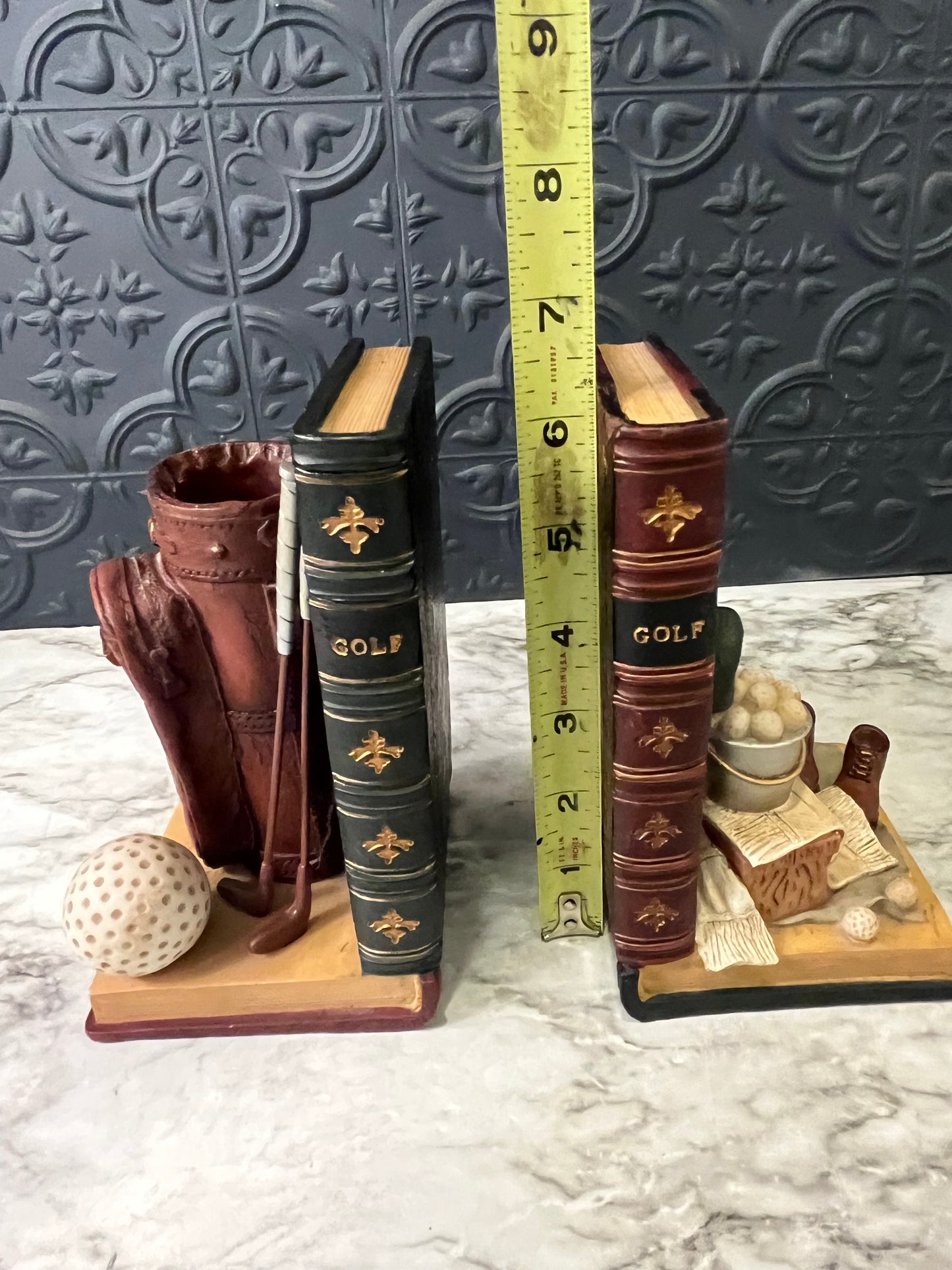 Golf Club Bookends