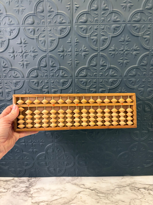 Wood Abacus 13" L