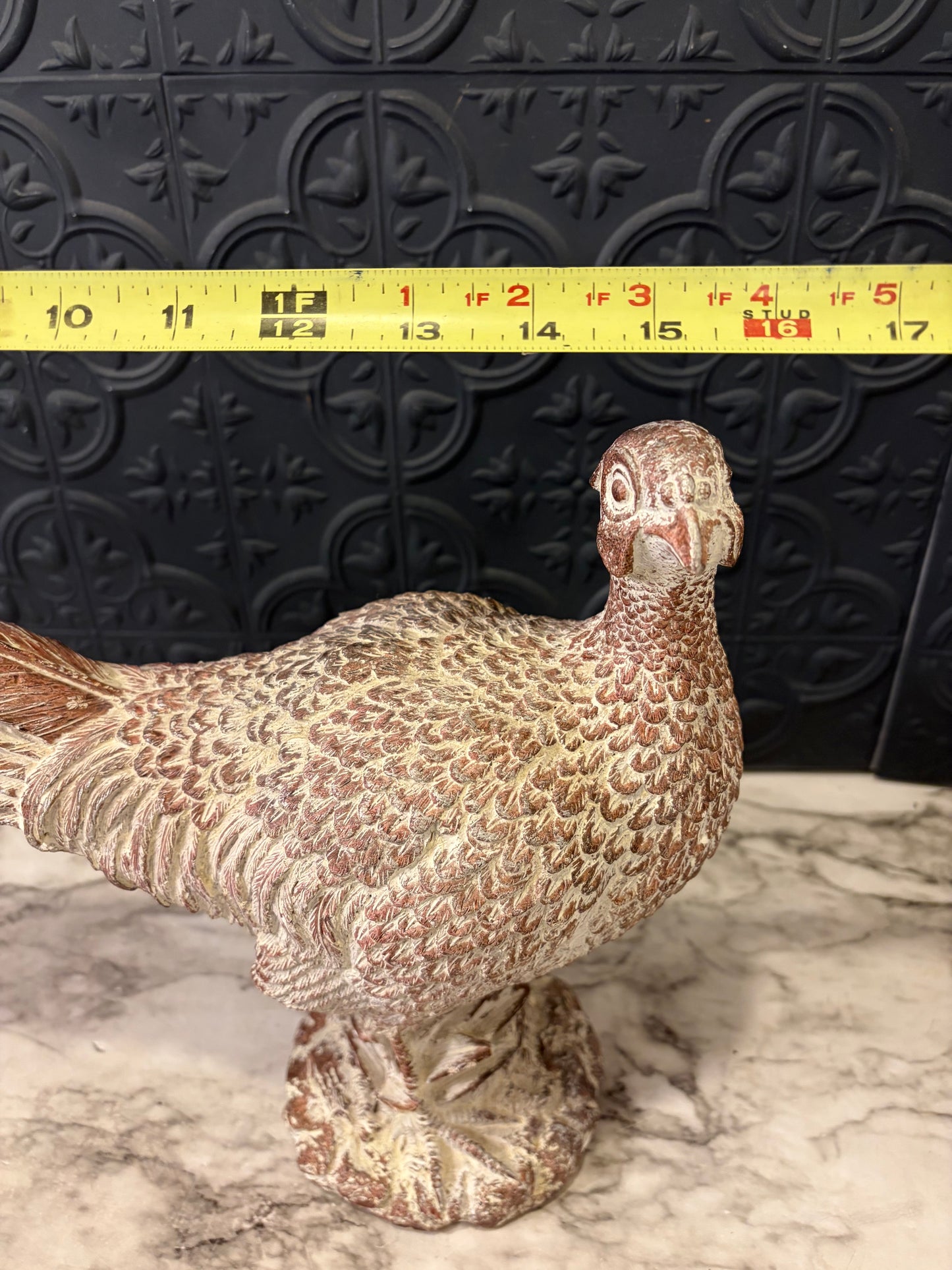 Large Resin Pheasant Figure