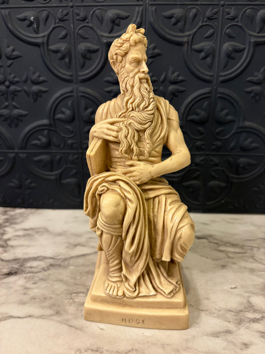 Italian Mose Statue 8"