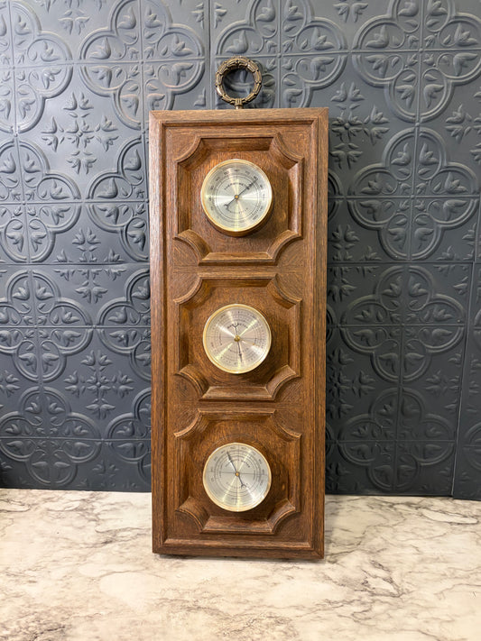 Springfield Faux Wood Weather Station