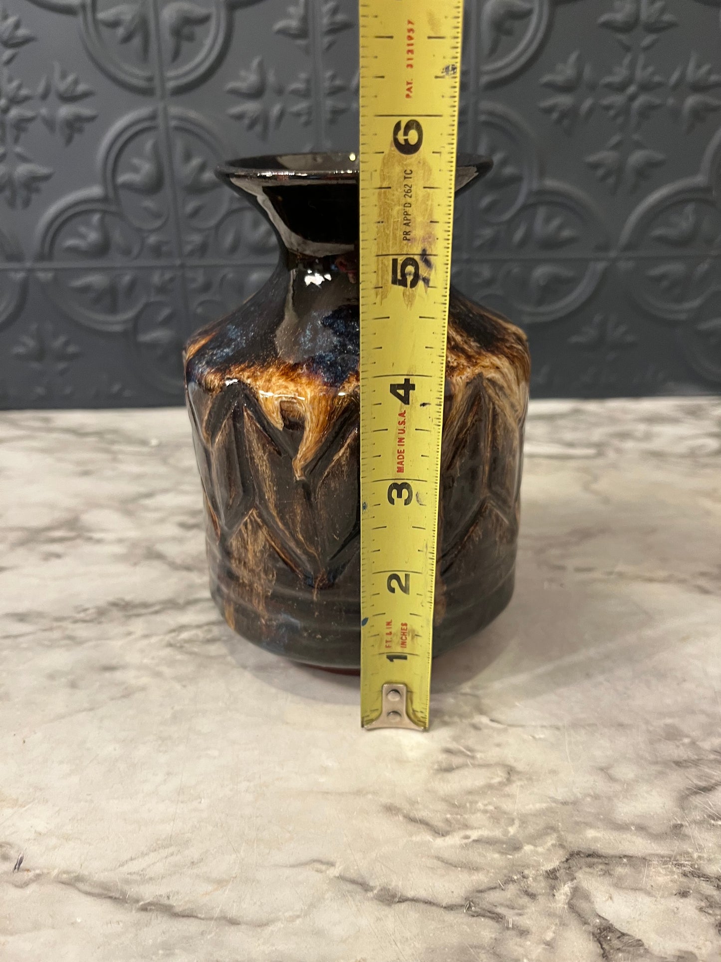 Brown Pottery Vase Ghana