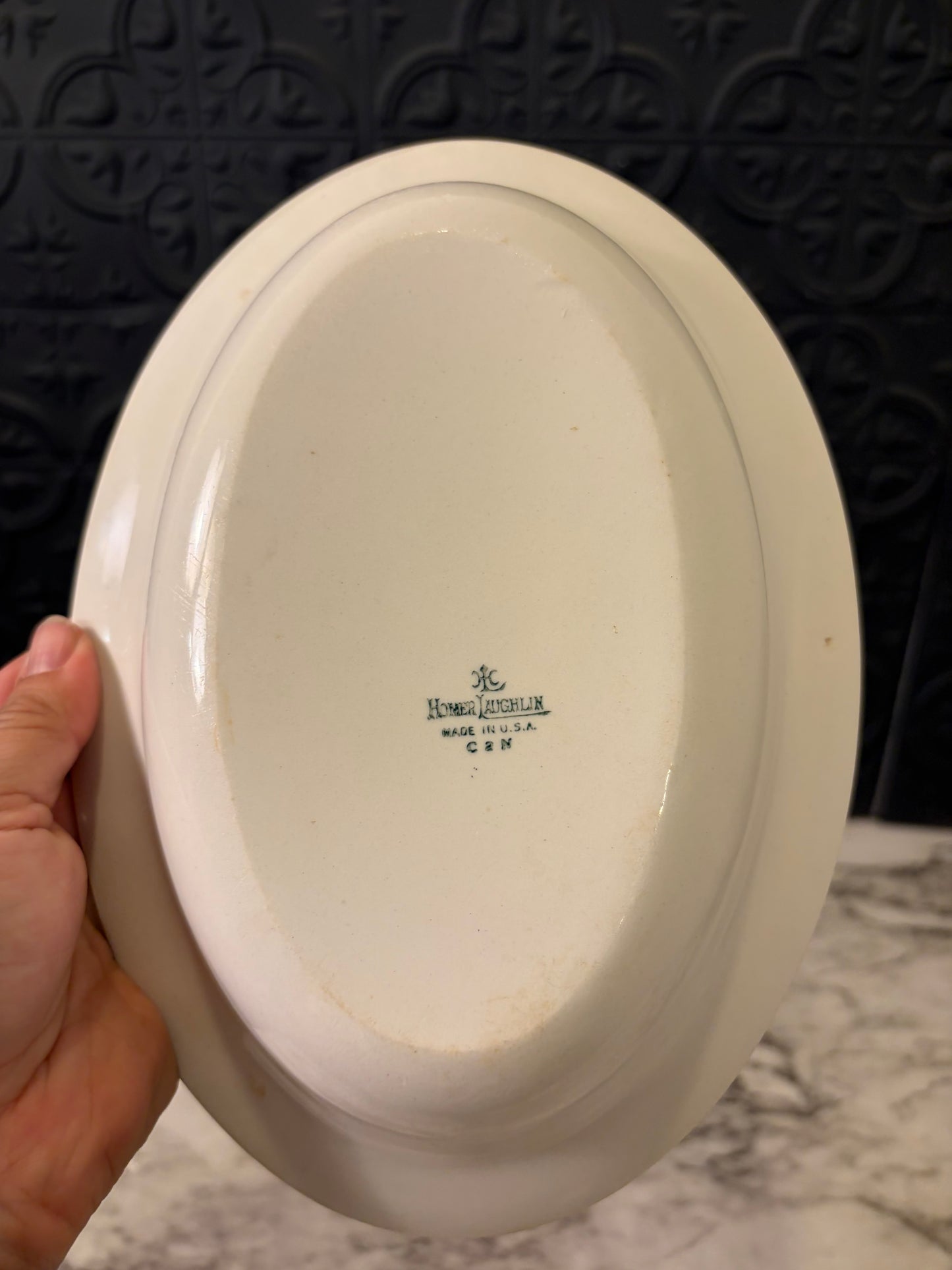 Oval Homer Laughlin Bowl AS IS