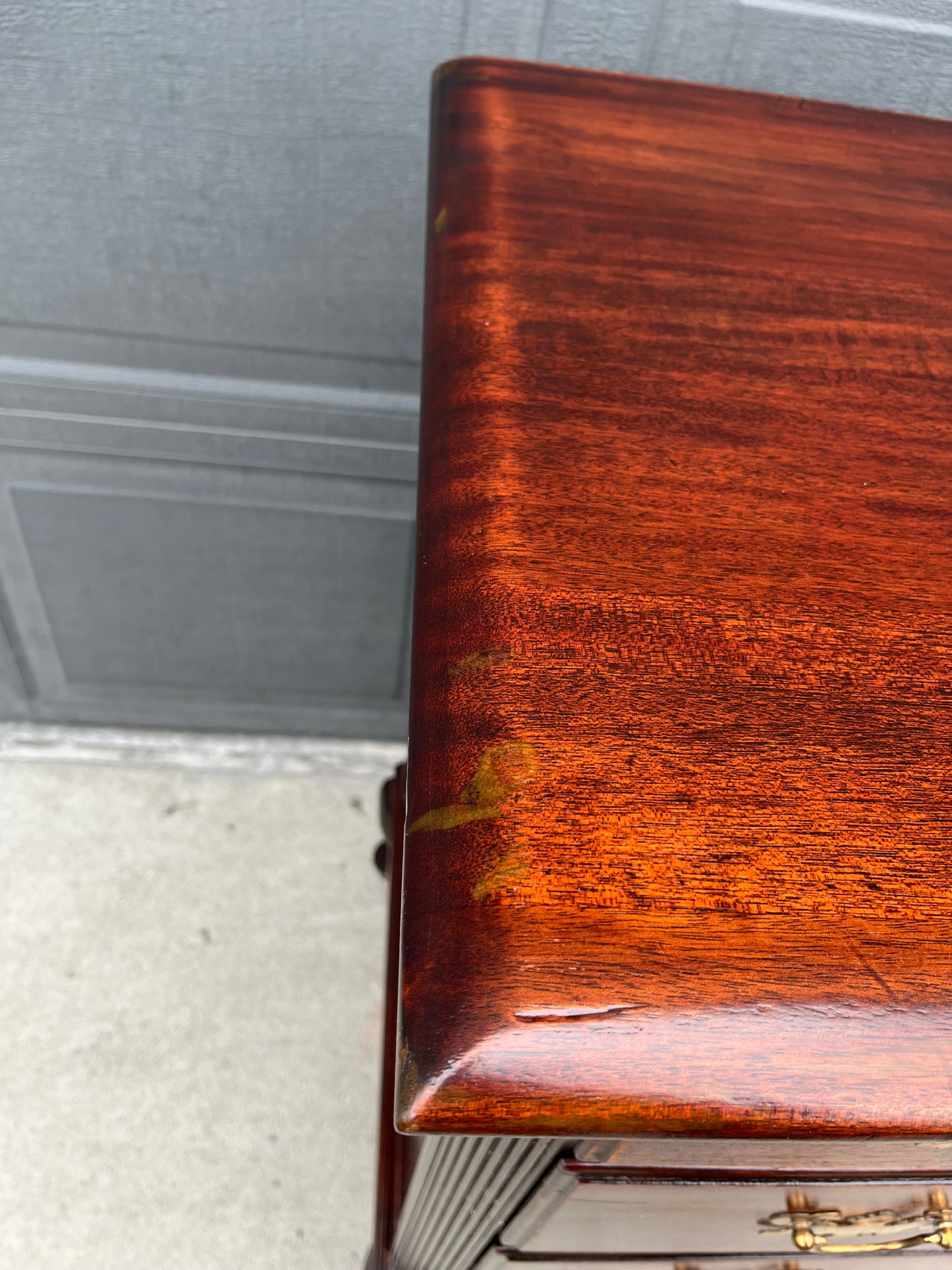 Dark Wood Provincial Dresser