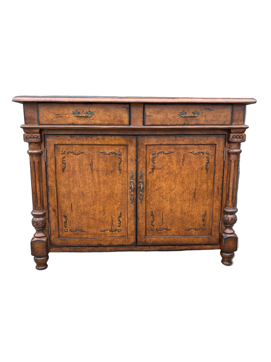 Buffet Console with Textured Finish