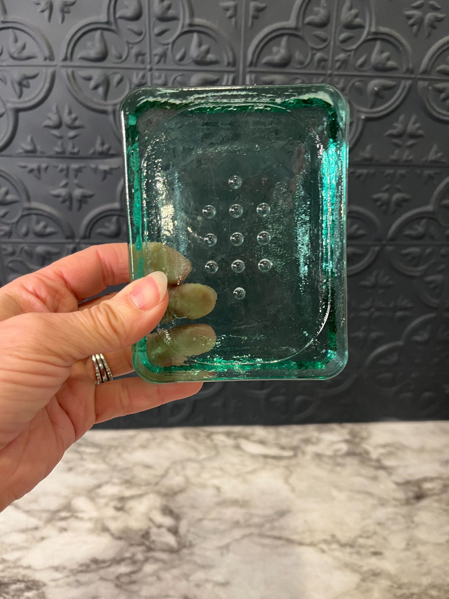 Recycled Glass Soap Dish