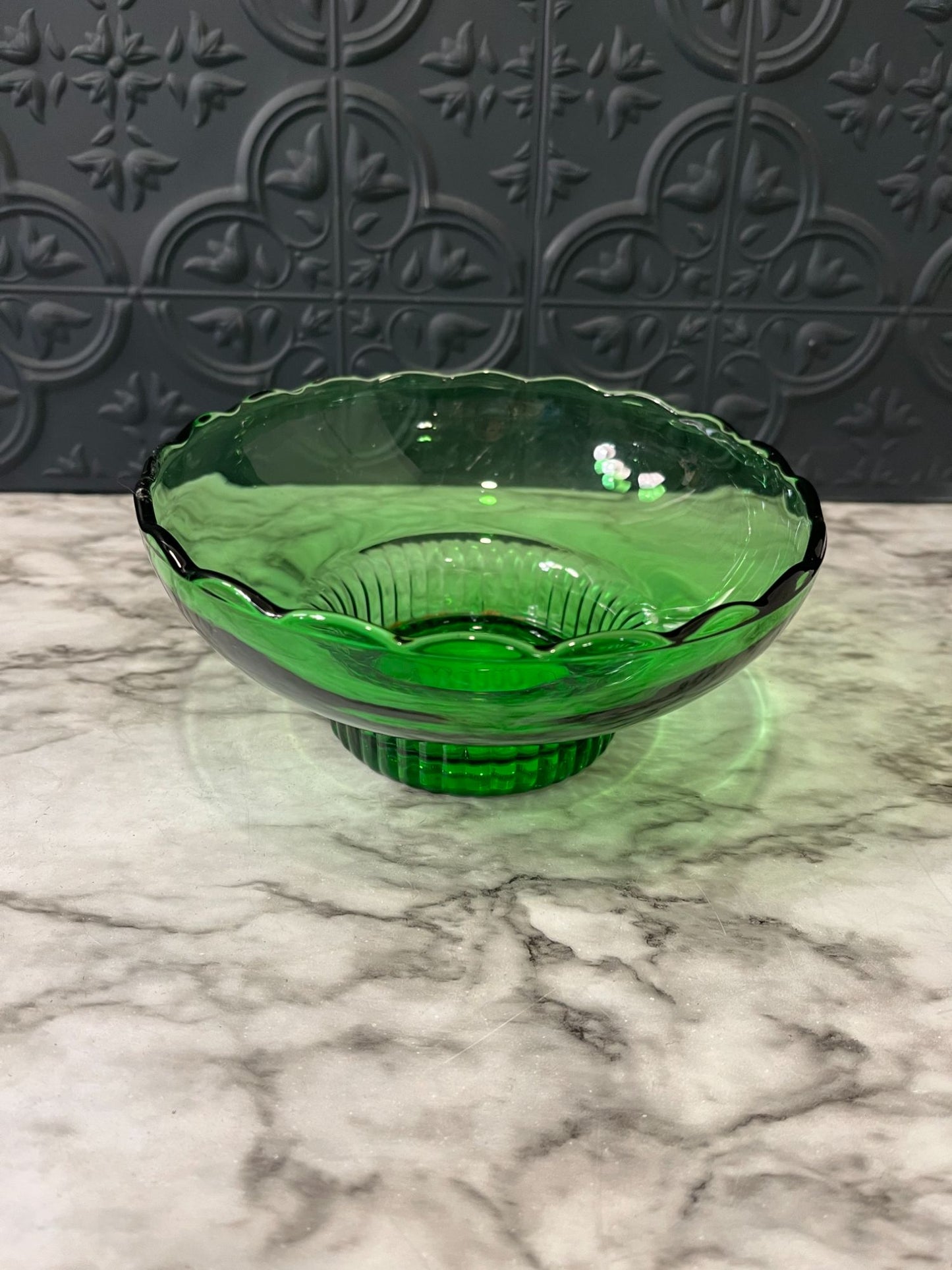 EO Brody Green Glass Bowl