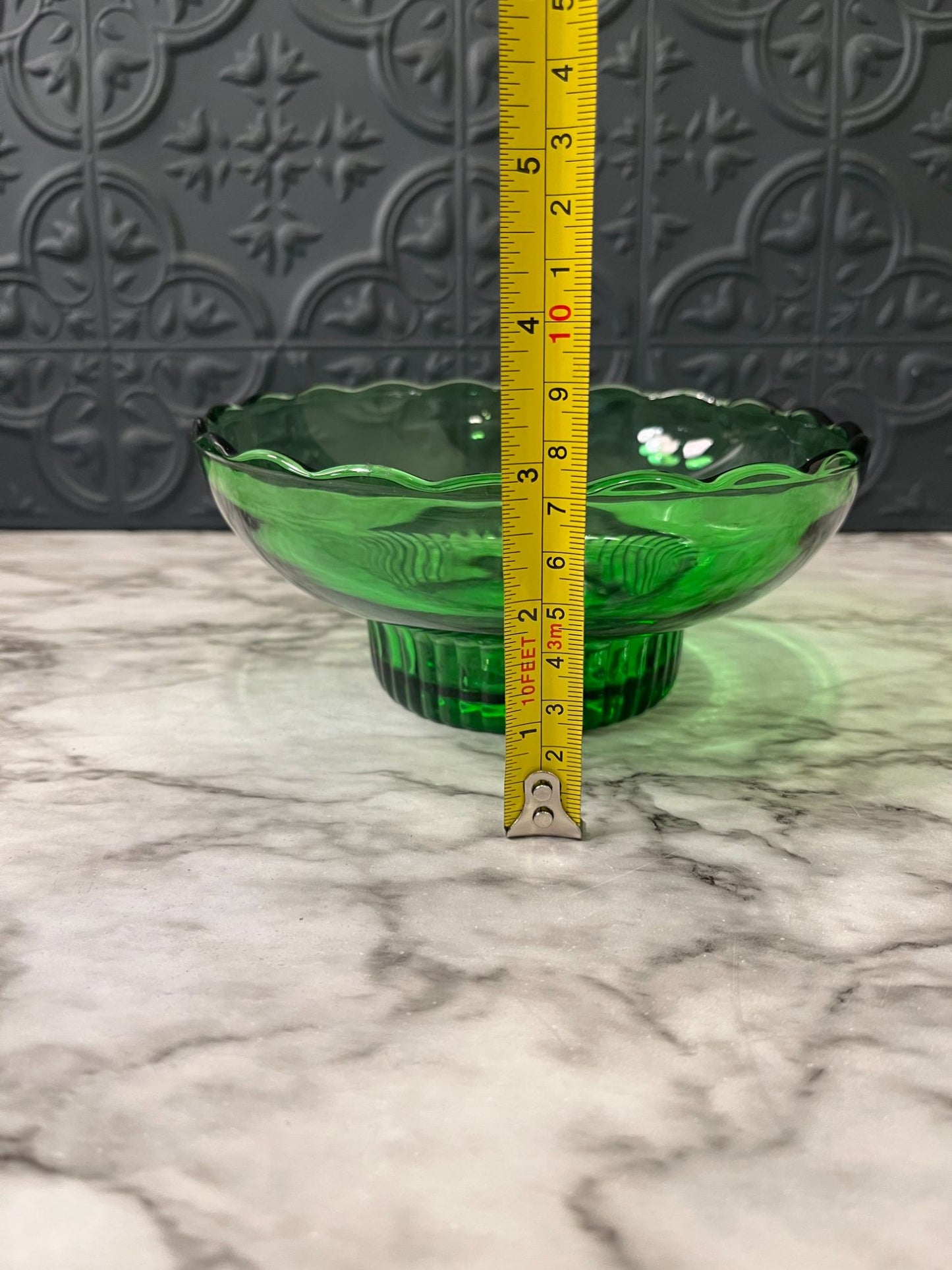 EO Brody Green Glass Bowl