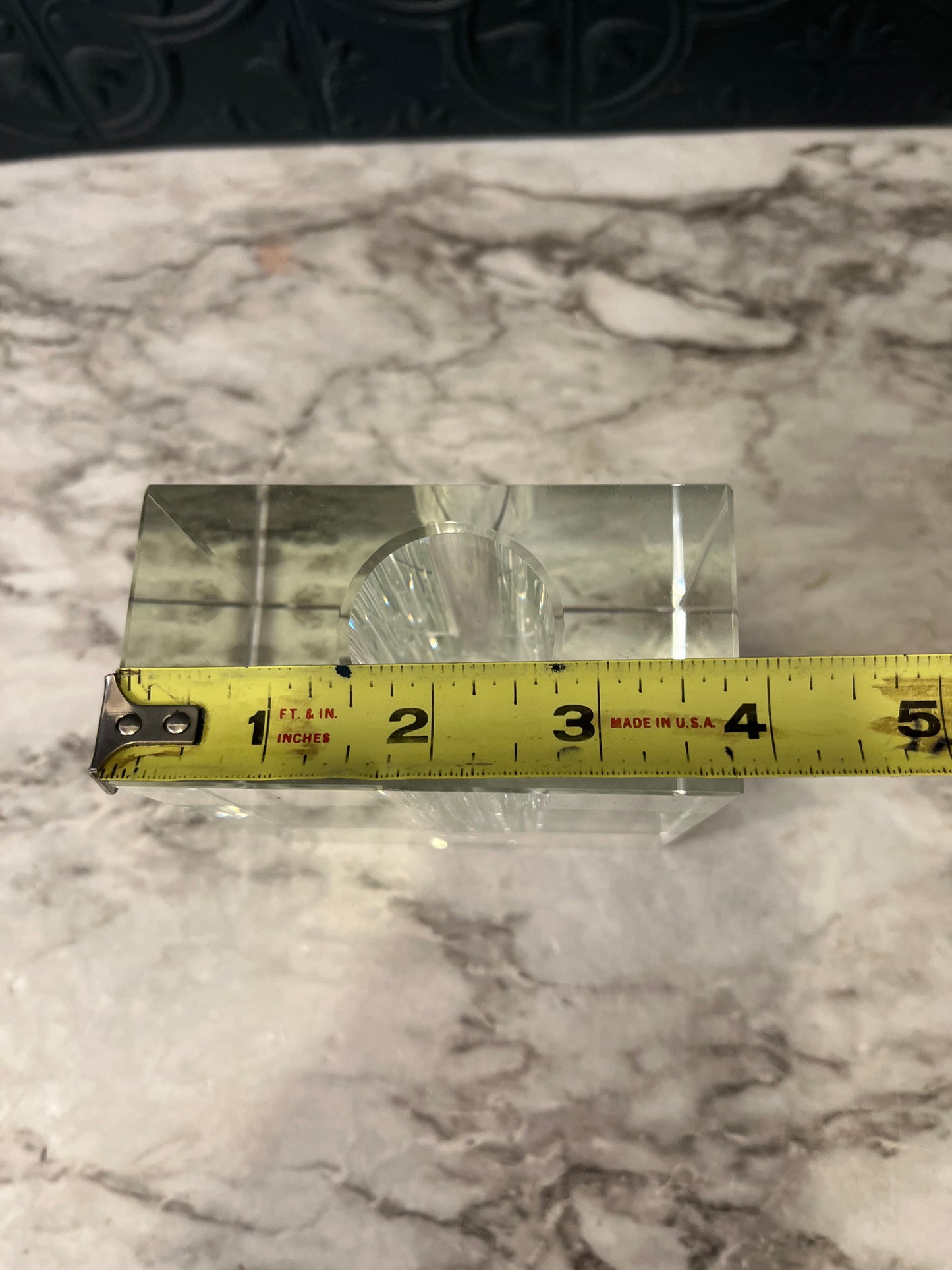Glass Block Vase
