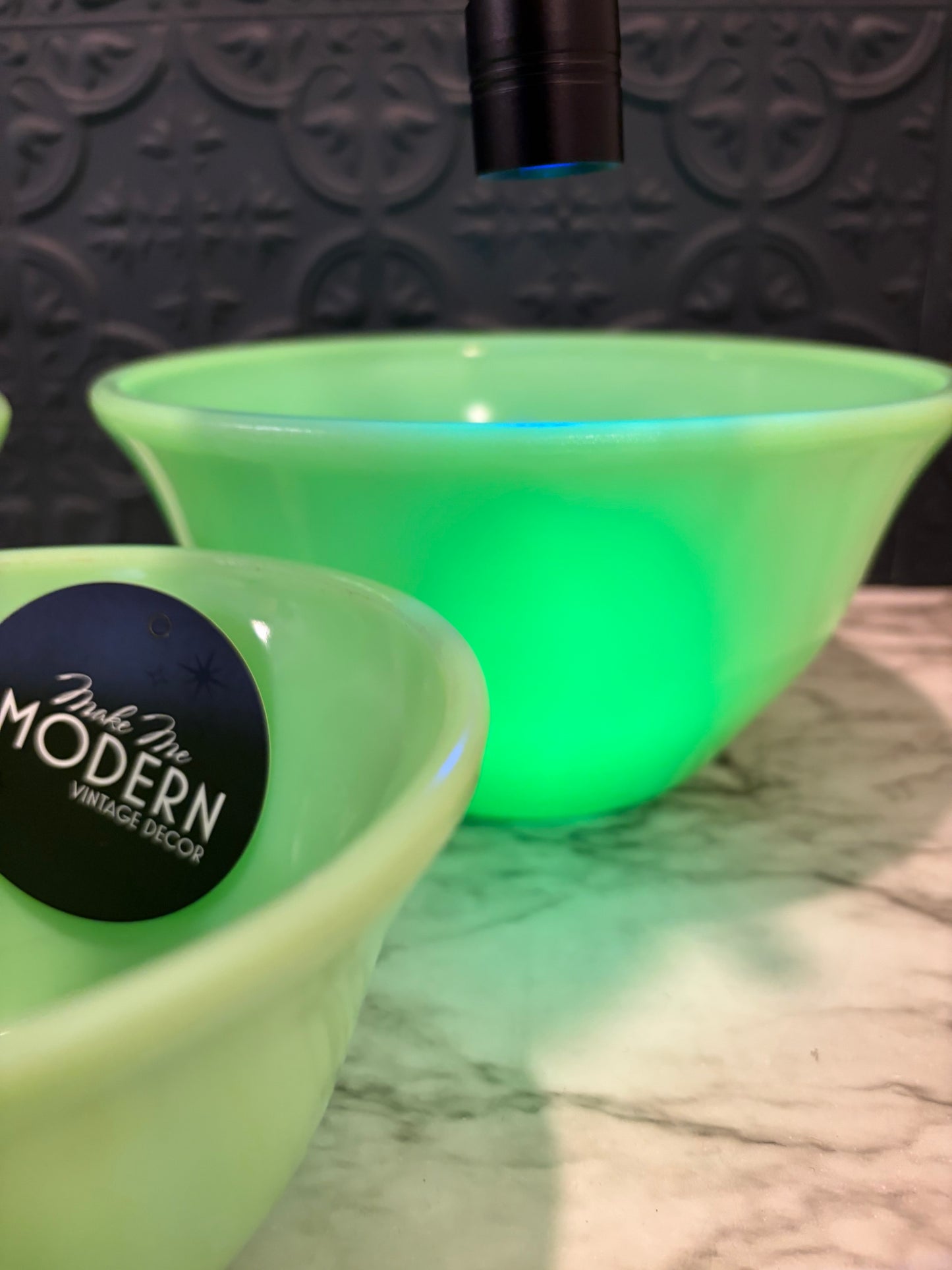 McKee Jadeite Uranium Nesting Bowls Set of 3