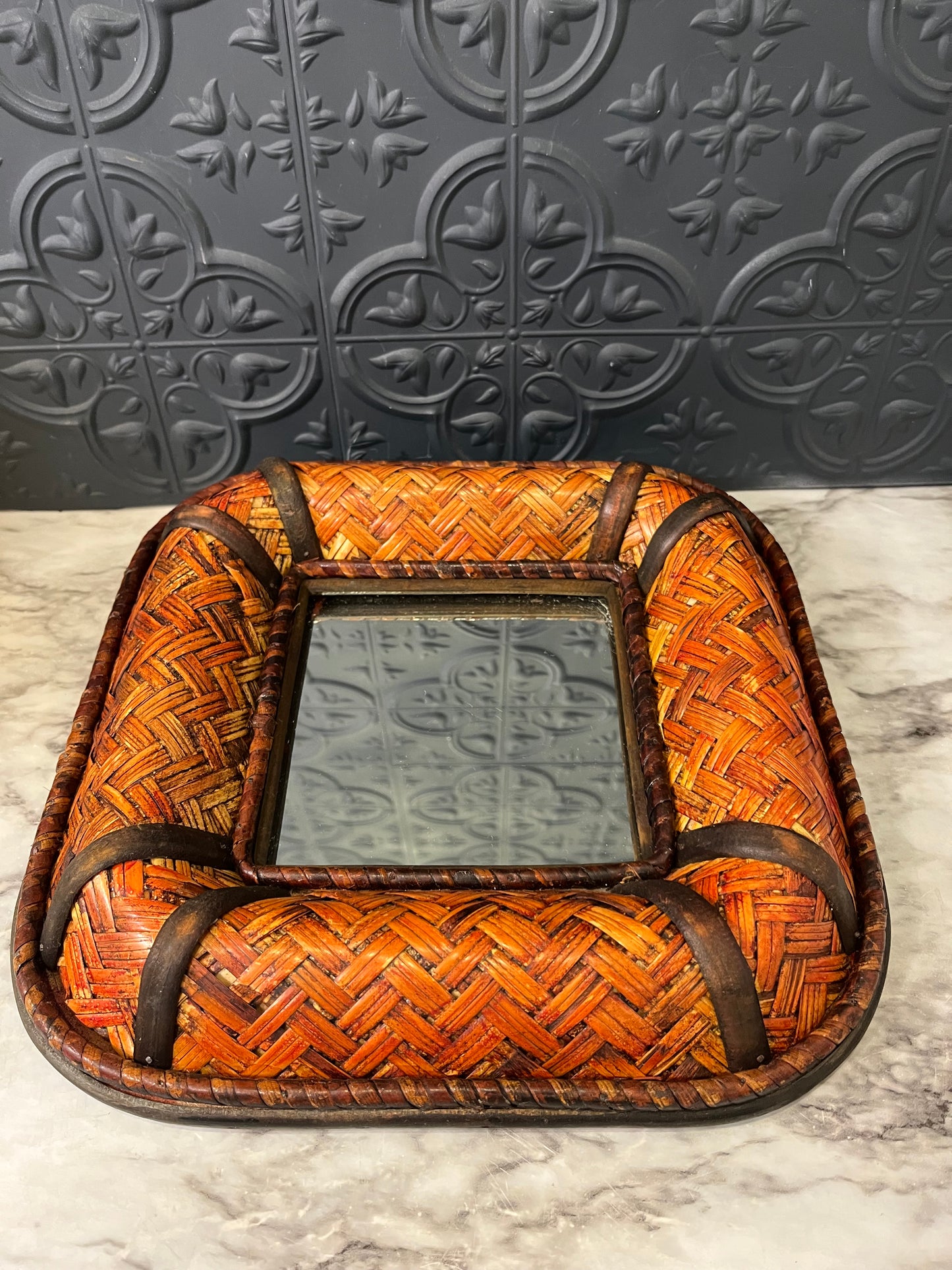 Bamboo Framed Mirror