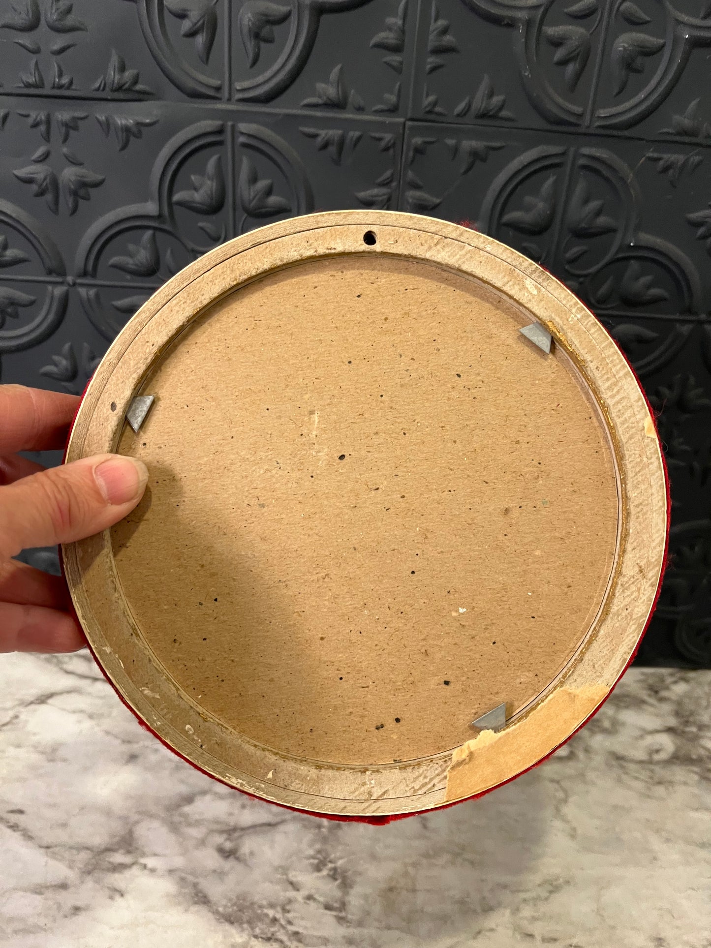 Jump seat Print in round frame AS IS