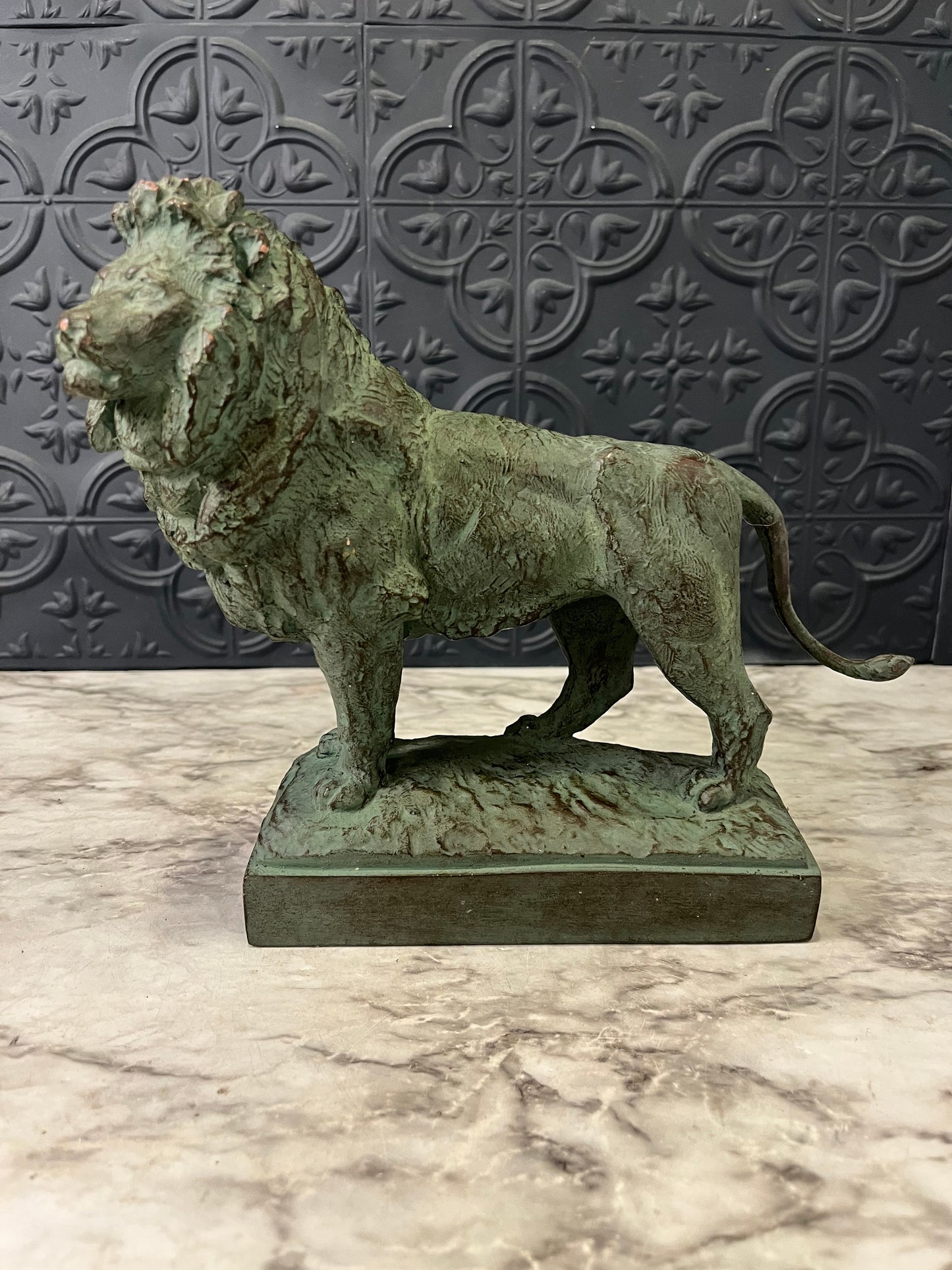Bronze Lion Green in Color