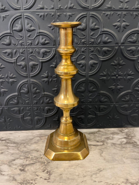 Brass Candle Holder 10.75 "