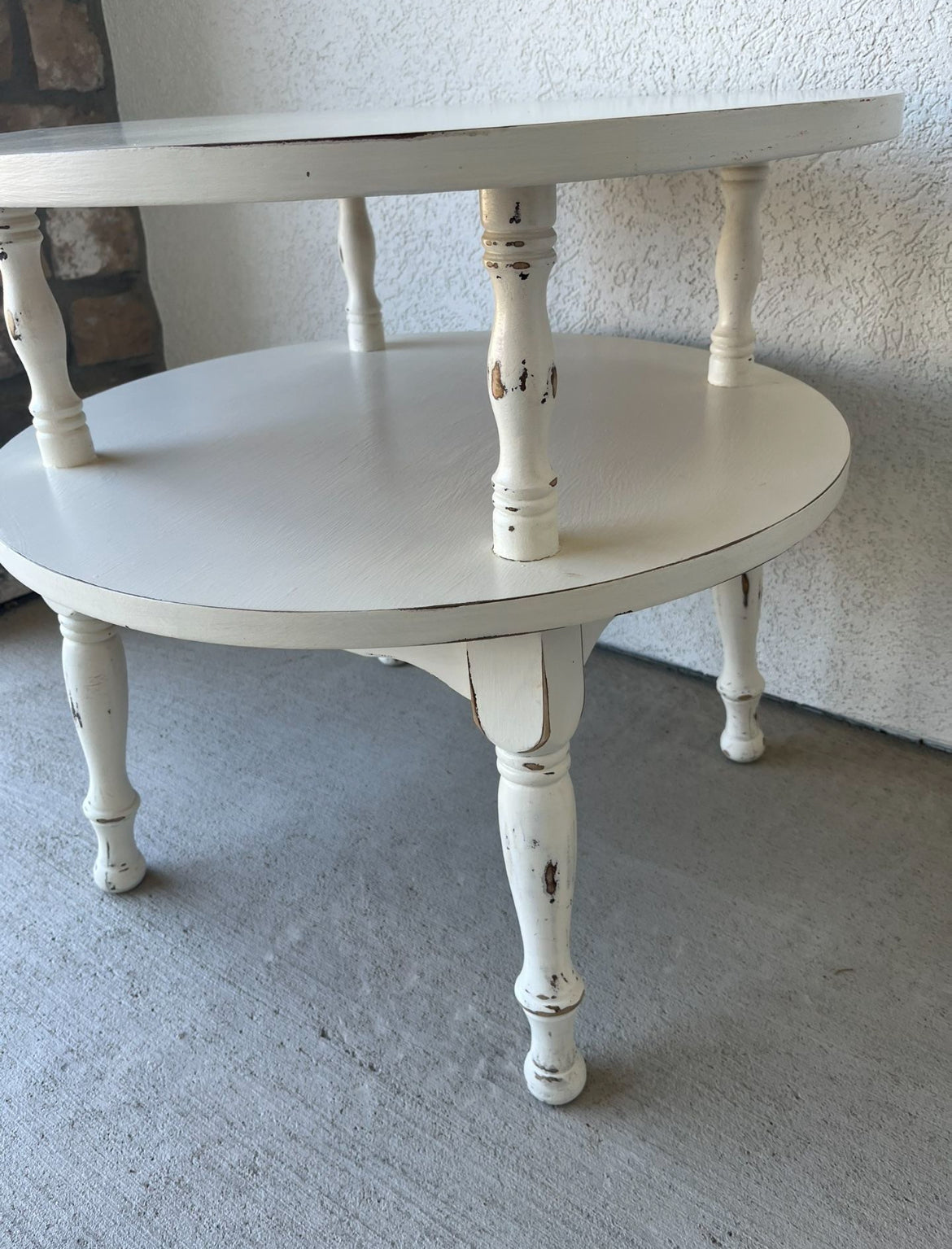 Farmhouse Two Tiered Table