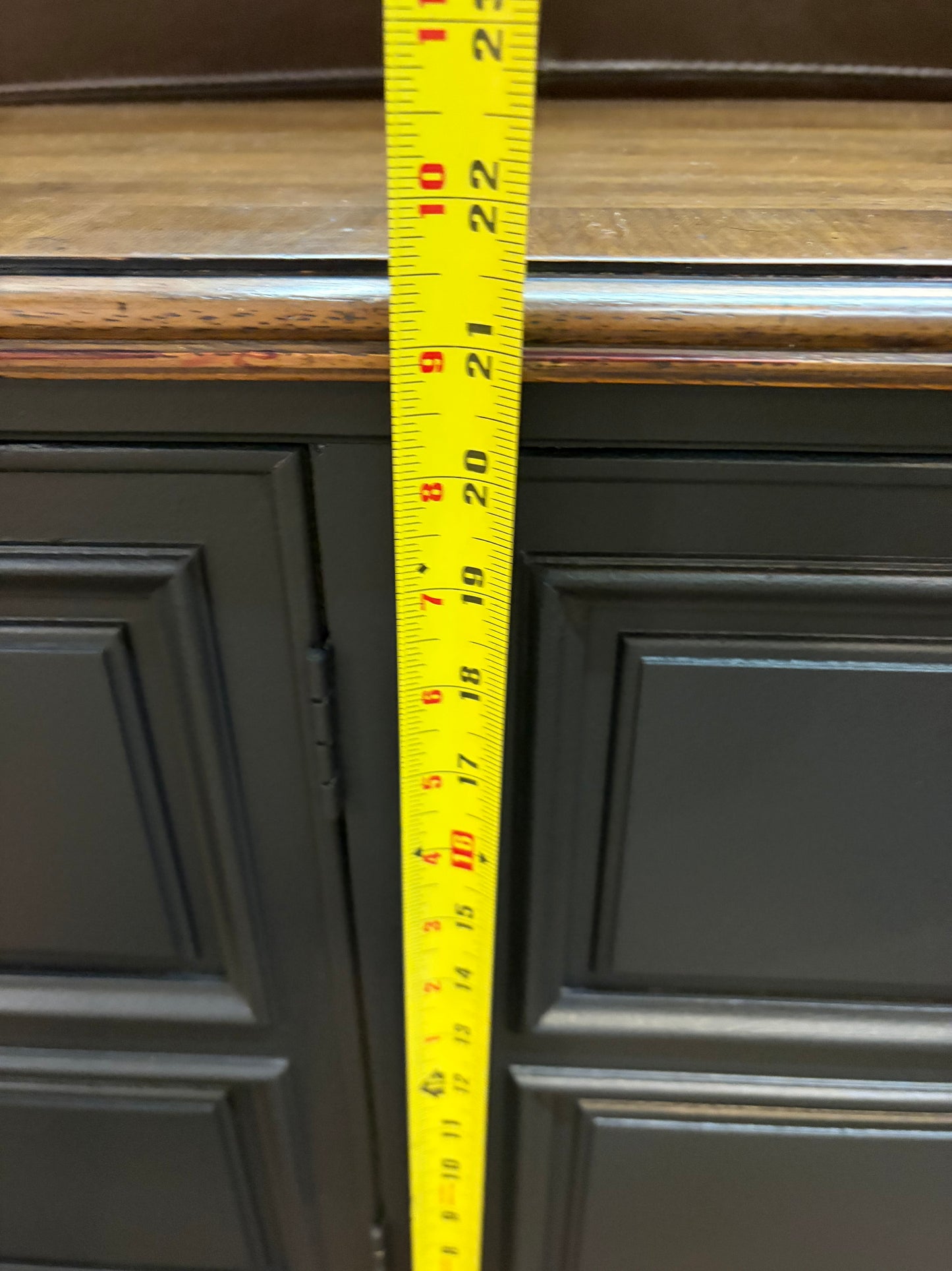 Vintage Wood Dark Painted Console