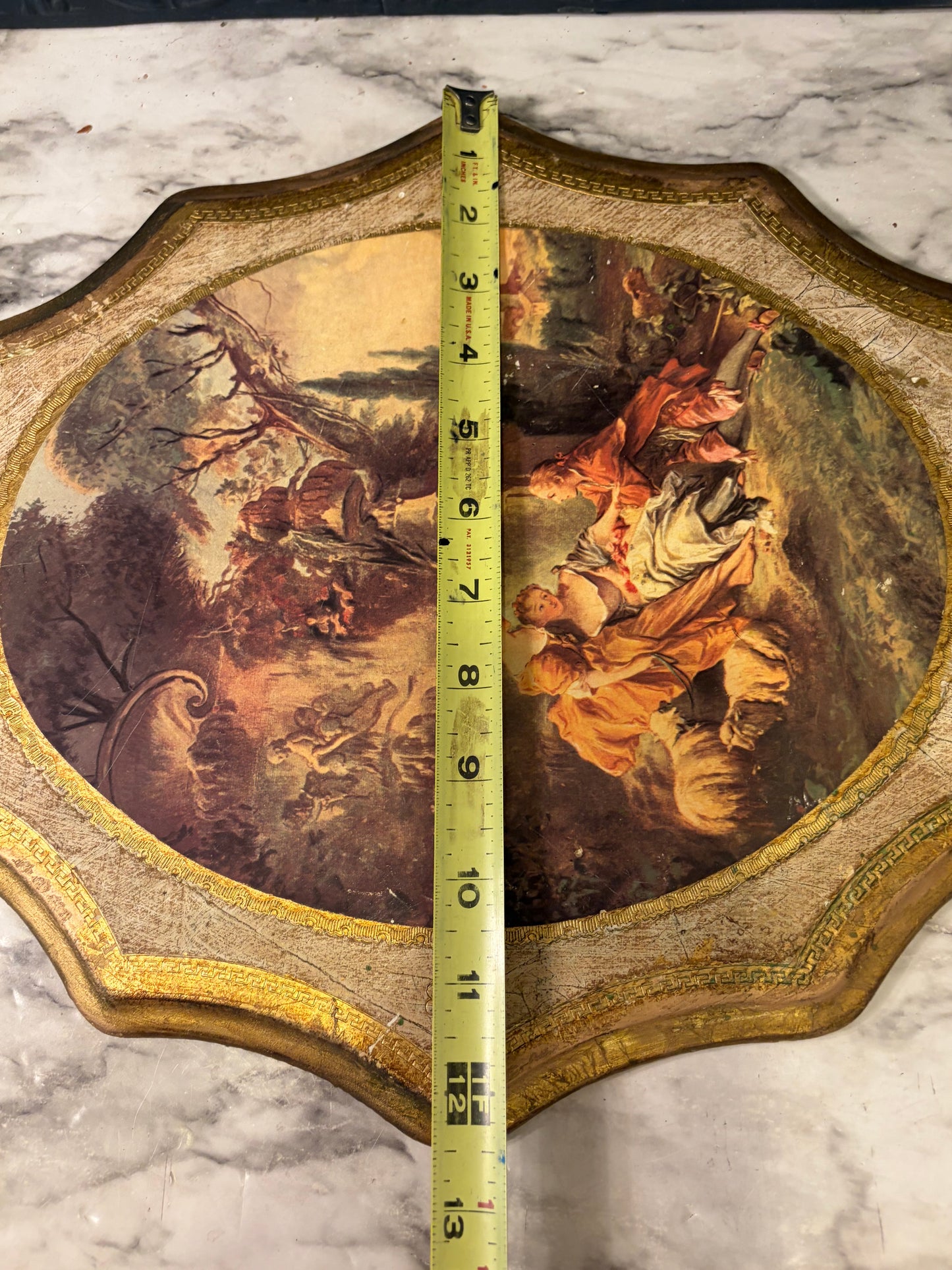 Italian Florentine Wall Plaque