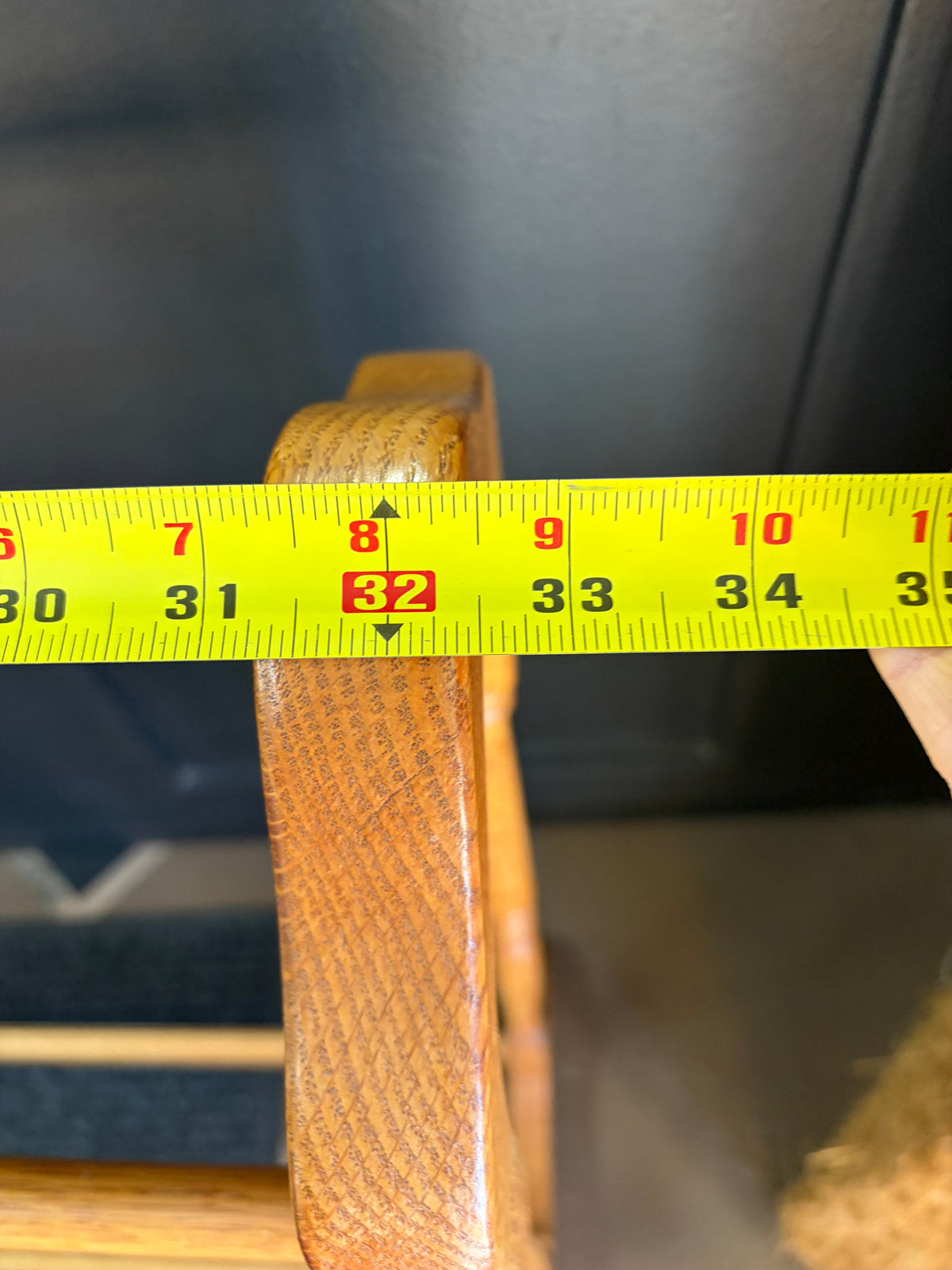 Vintage Oak Quilt Rack
