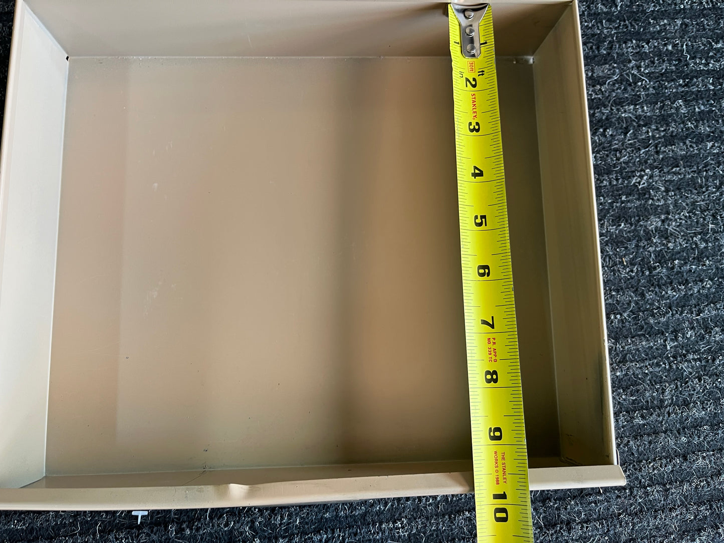 Vintage Metal 6 drawer file cabinet