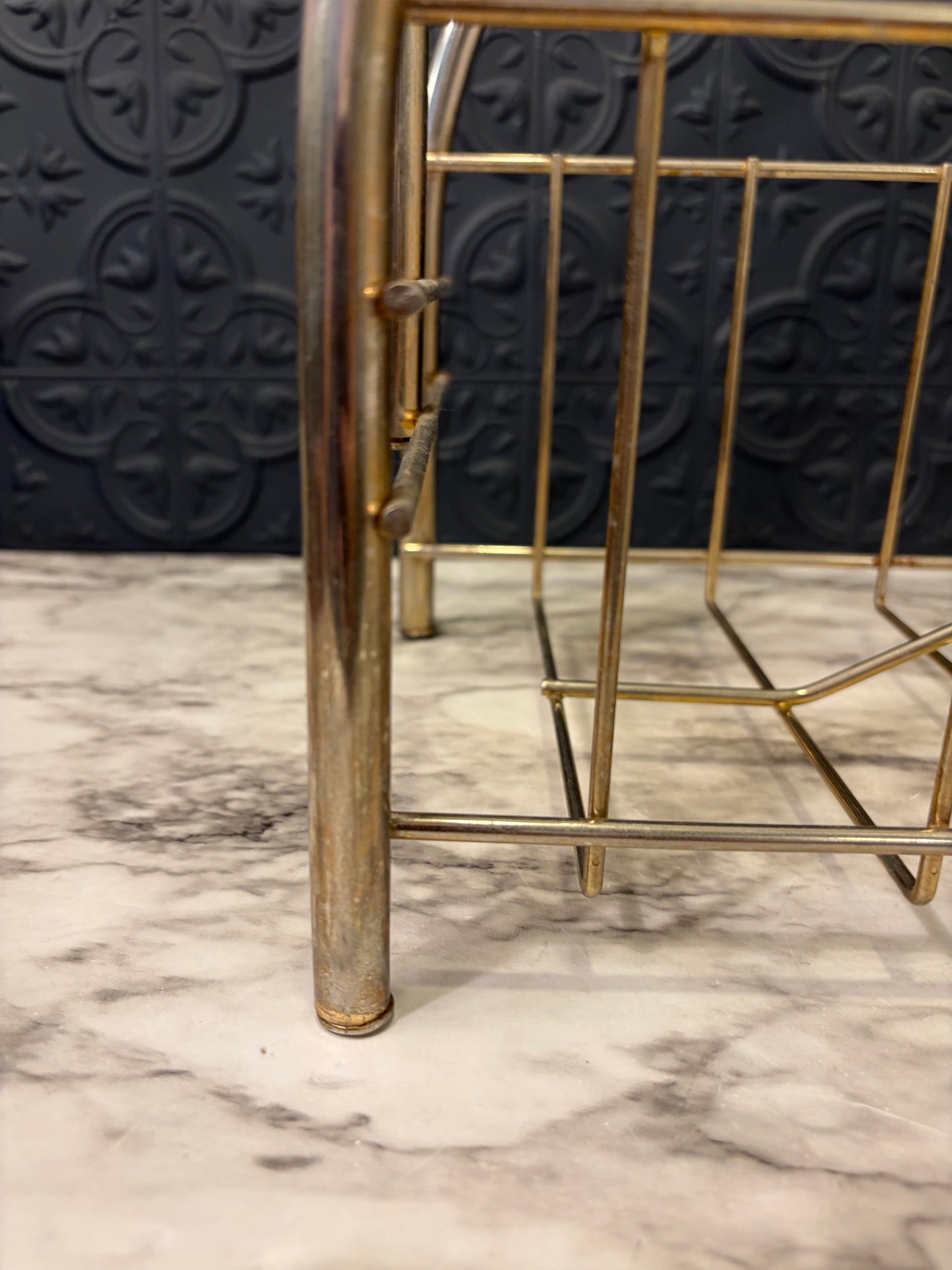 Arched Metal Magazine Holder