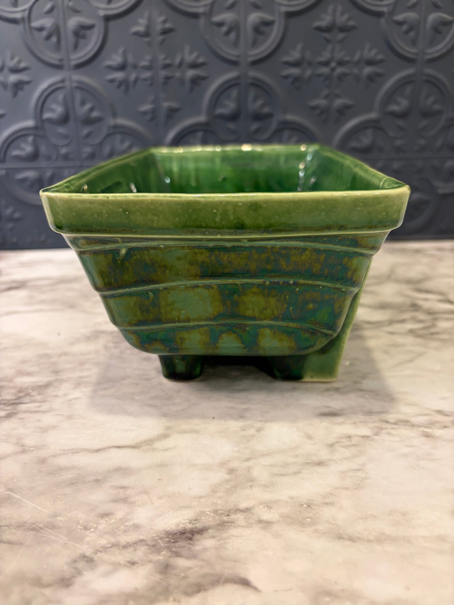 Cookson Green Pottery Planter