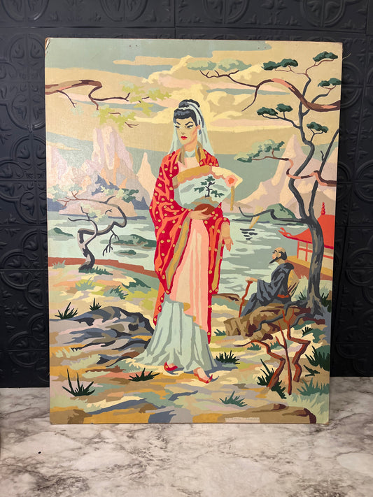 Oriental Princess Paint by Number