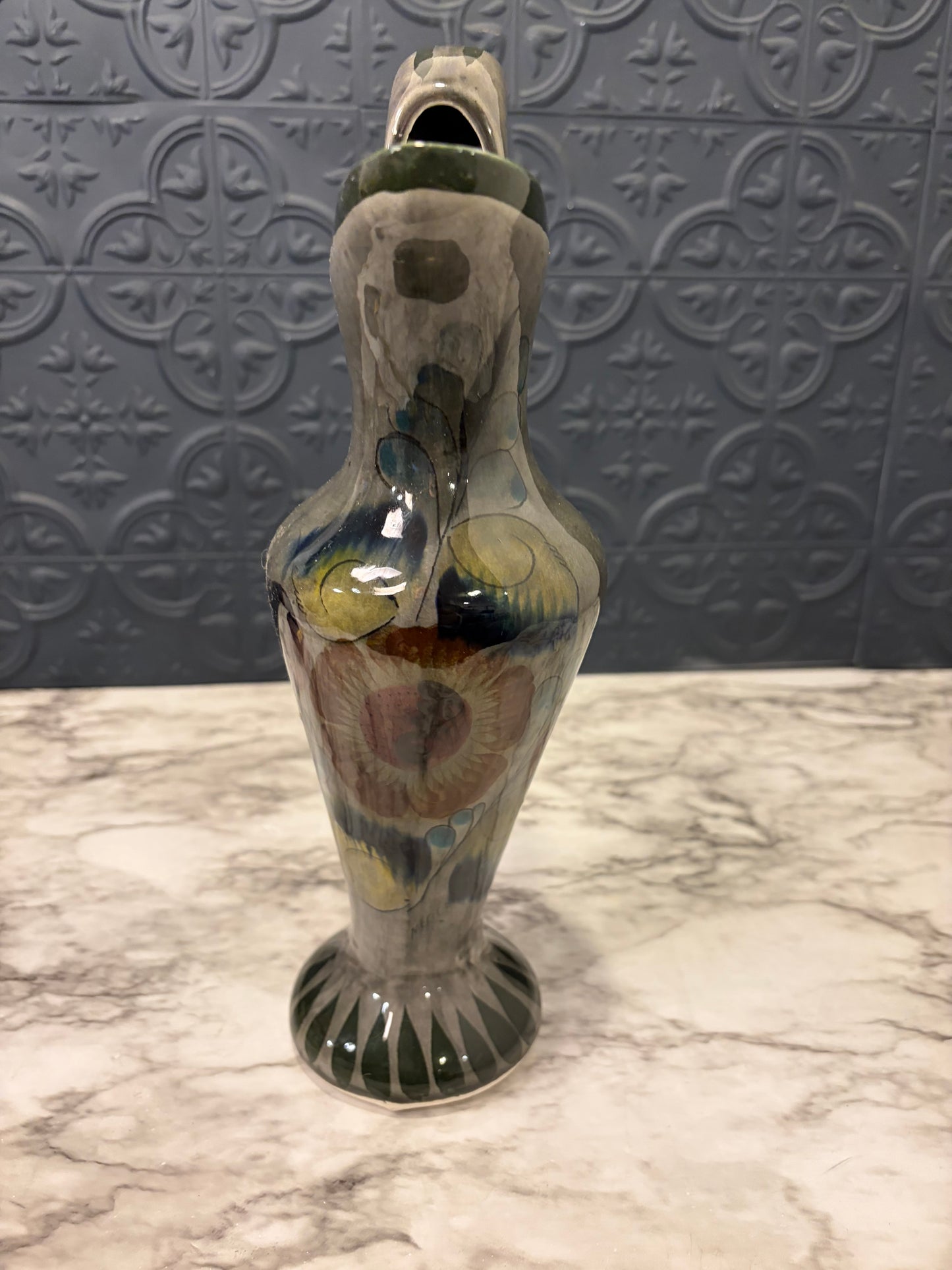 Mexican Pottery Grey Pitcher