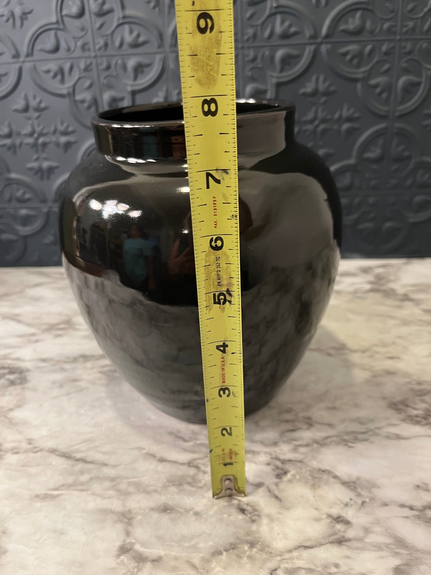 Black Round Vase Pier One