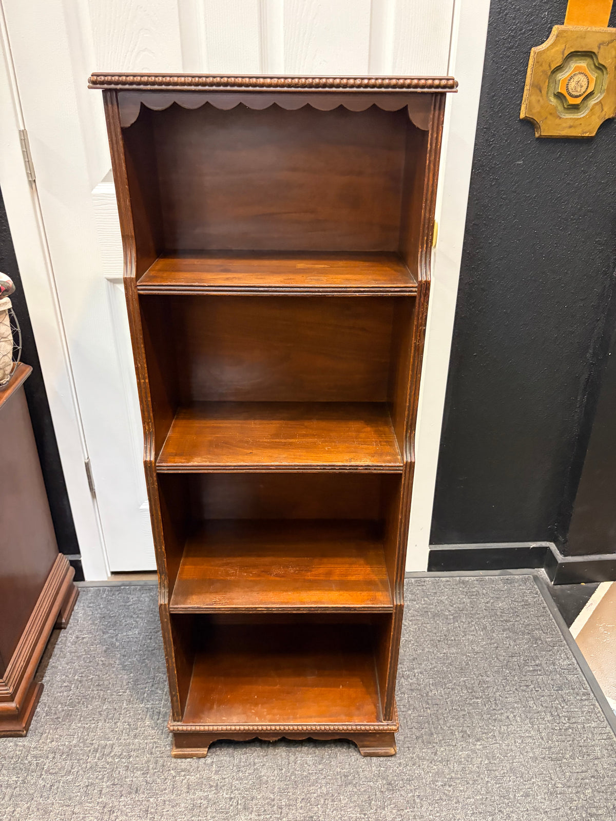 Small Wood Four Shelf Bookcase