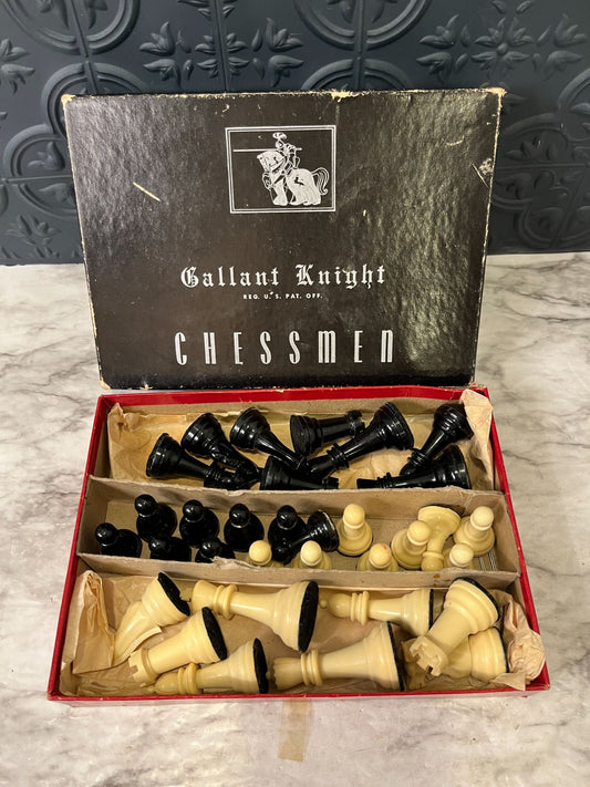 Chessmen - black and white set