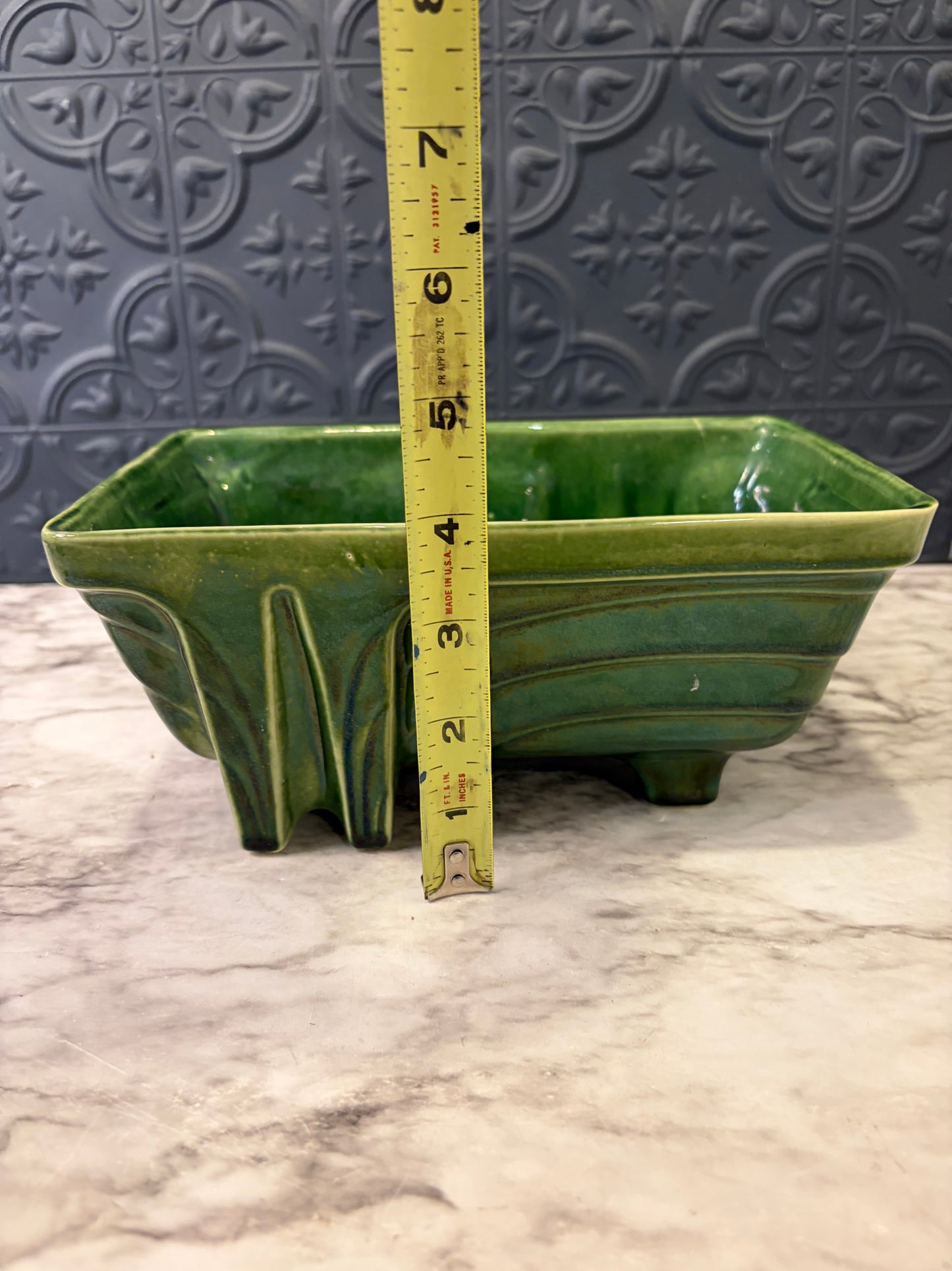 Cookson Green Pottery Planter
