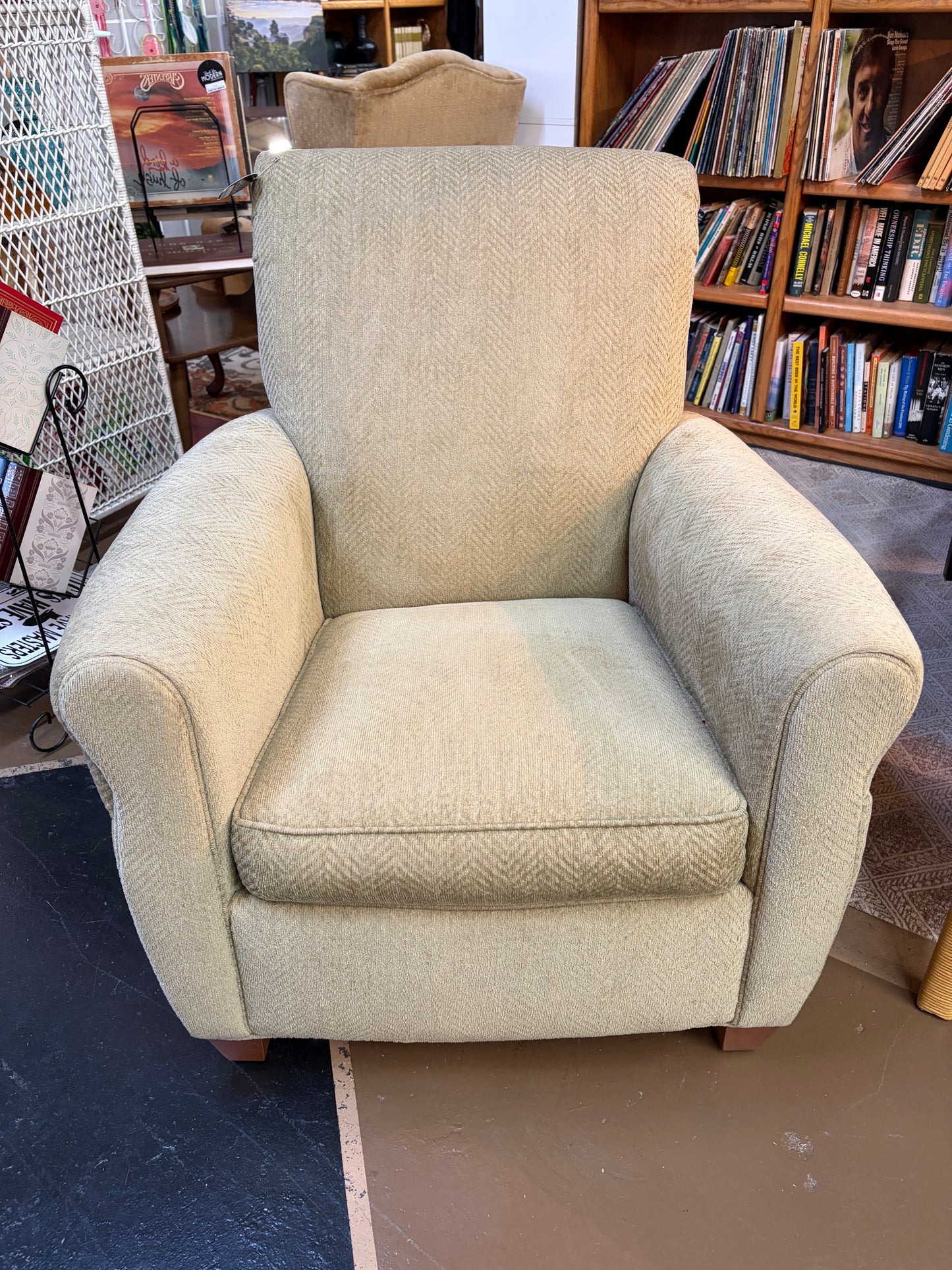 Greenish Tan Arm Chair JC Penny