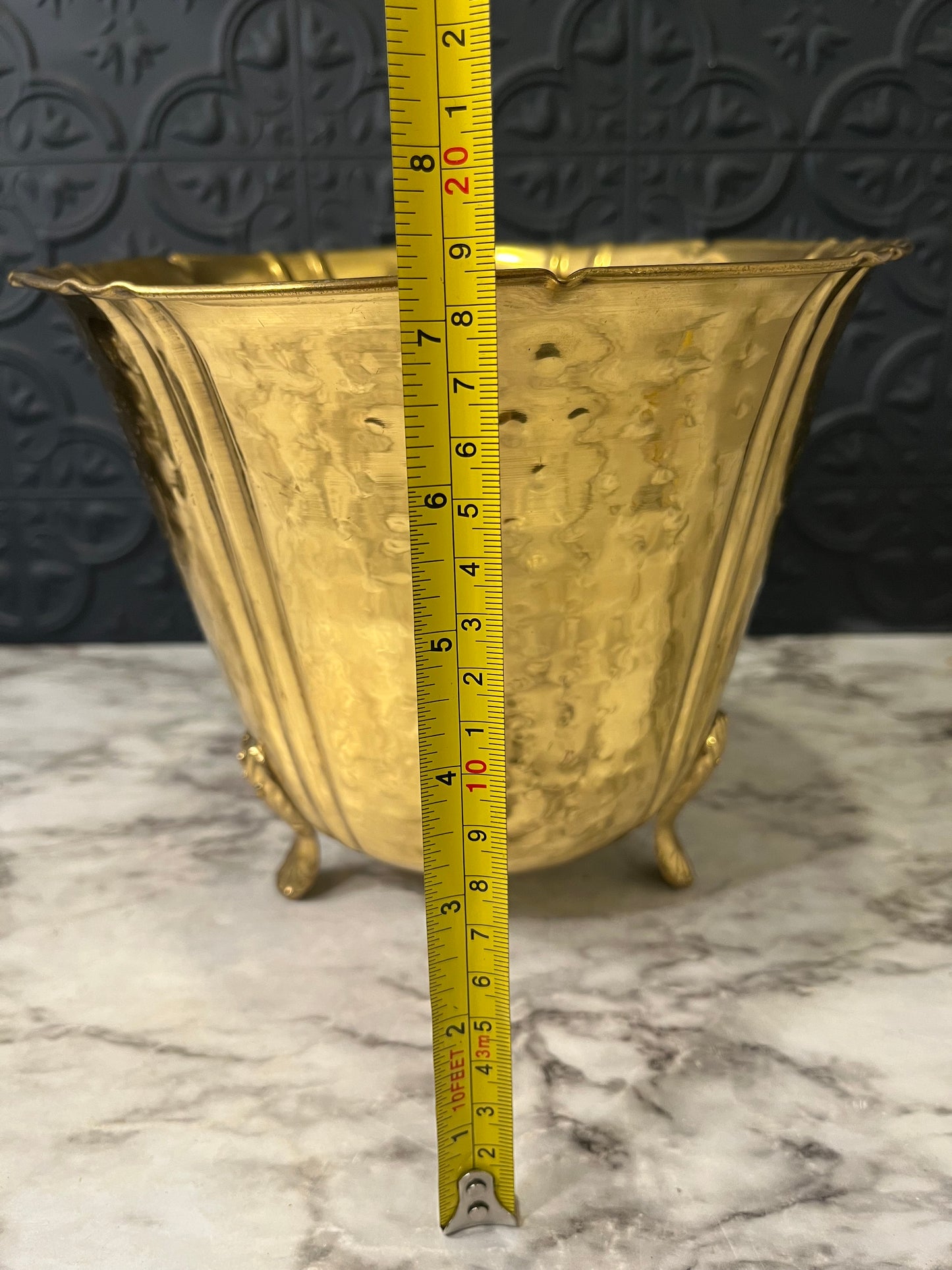 Brass Pot with Feet