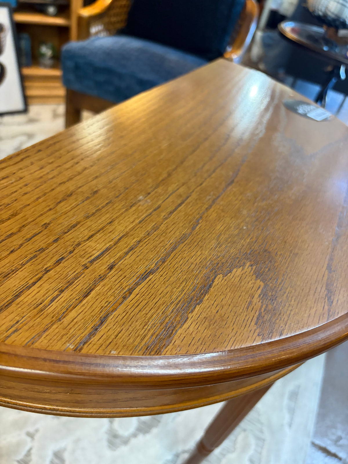 Half Round Table with Small Medallions