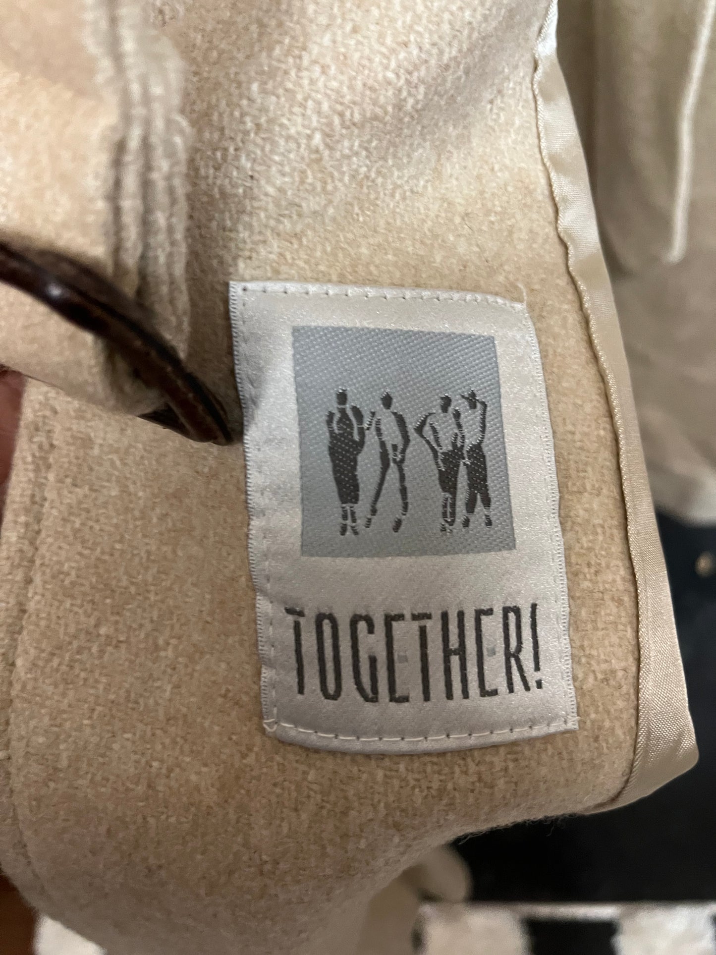 Together Cream Wool Trench Coat