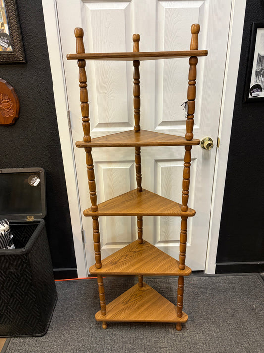 Corner Laminate Spindle Shelf