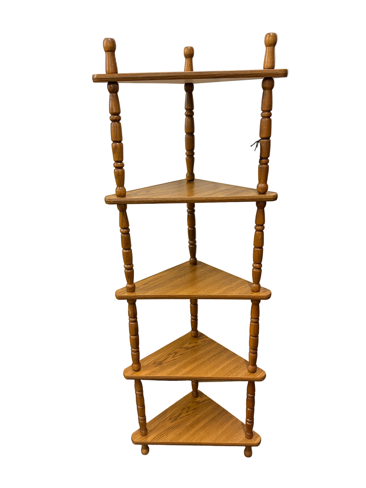 Corner Laminate Spindle Shelf