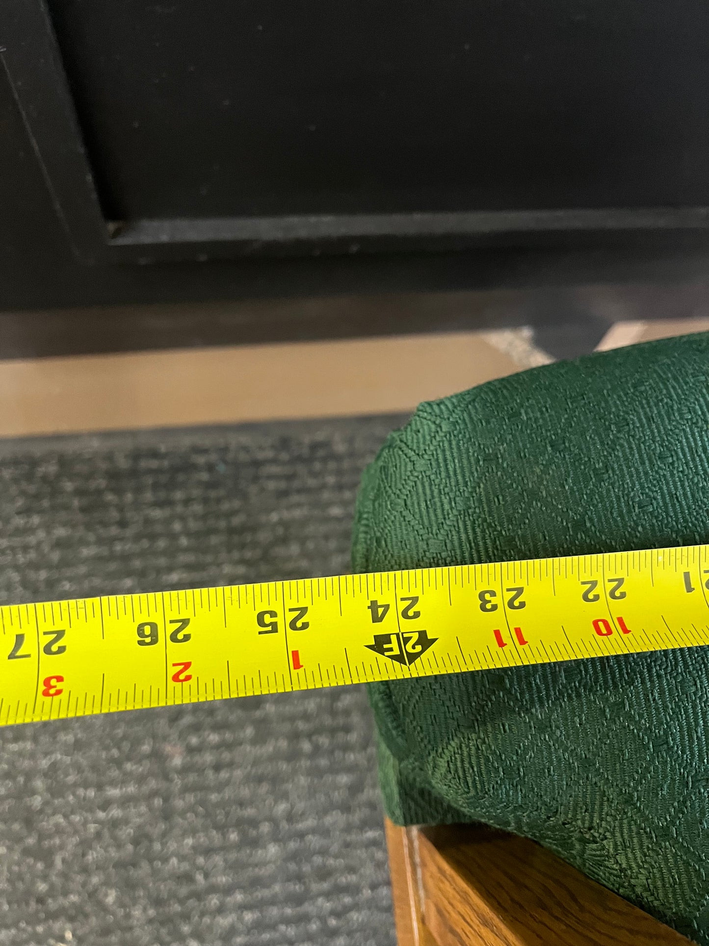 Green Rolling Chair with Cane