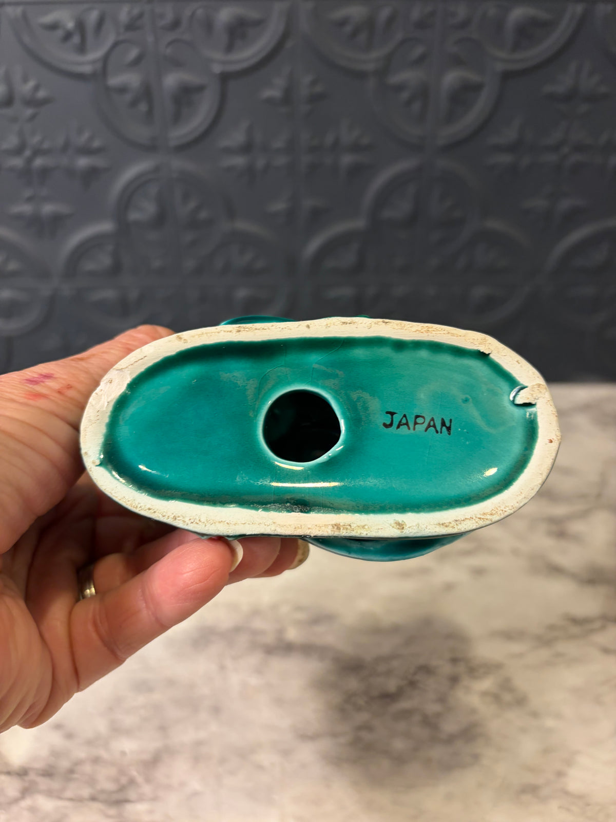 Bamboo and Lotus Candle Holder from Japan