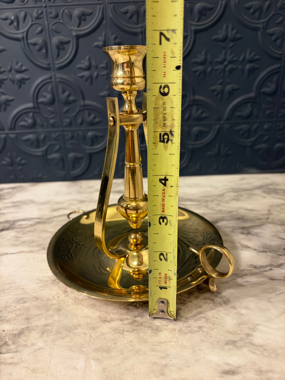 Brass Nautical Candle Holder/Wall Sconce