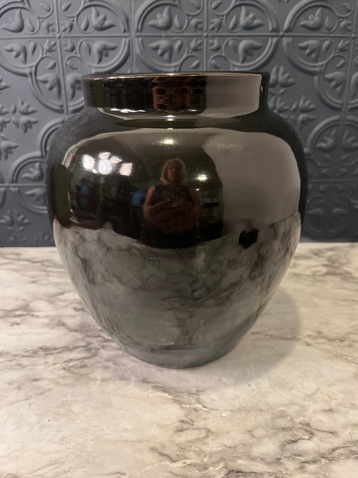 Black Round Vase Pier One