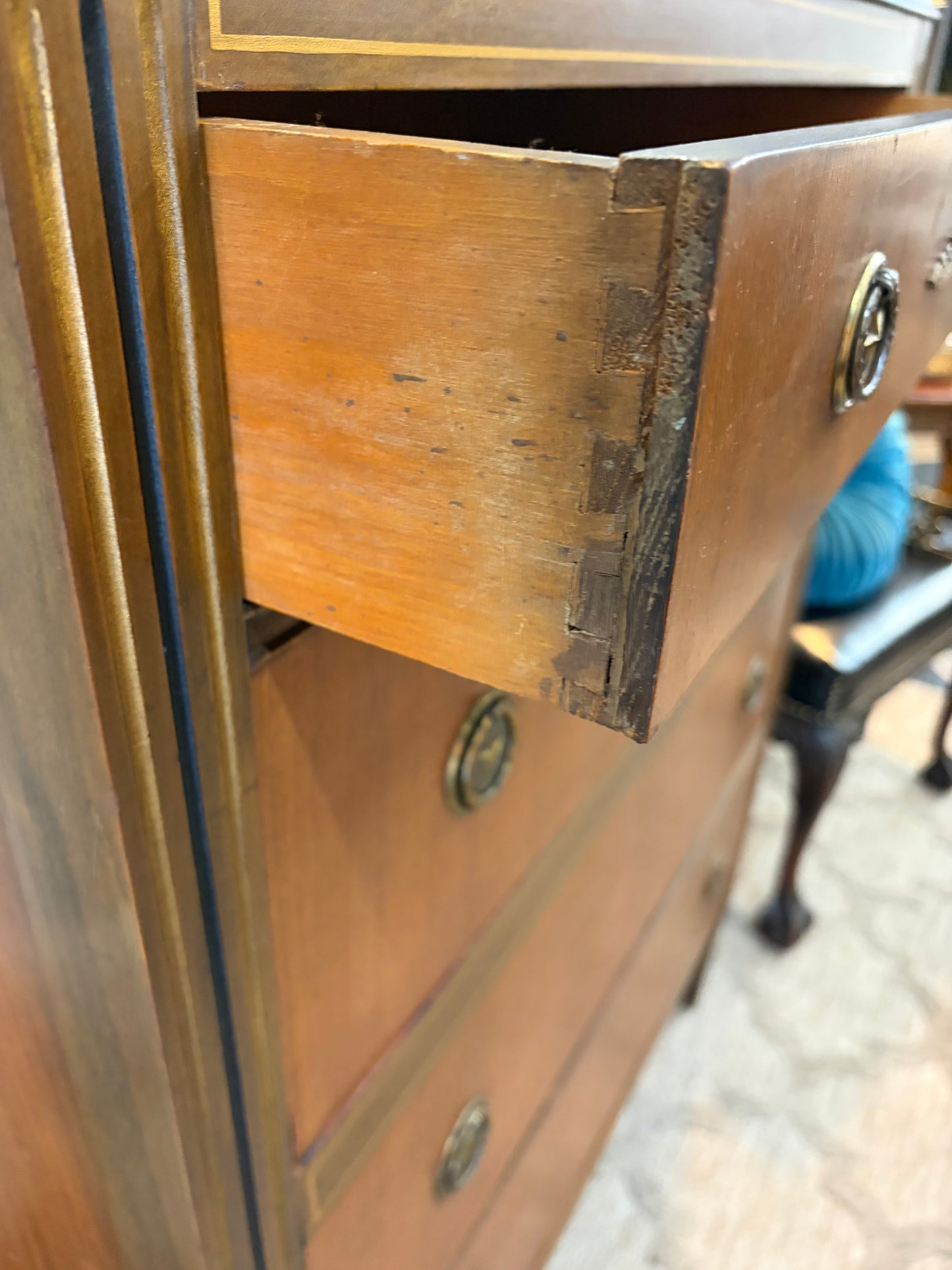 Antique Dresser 4 drawers and Star Handles