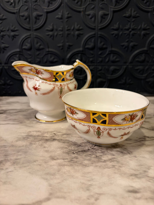 Arklow Irish Bone China Sugar and Creamer