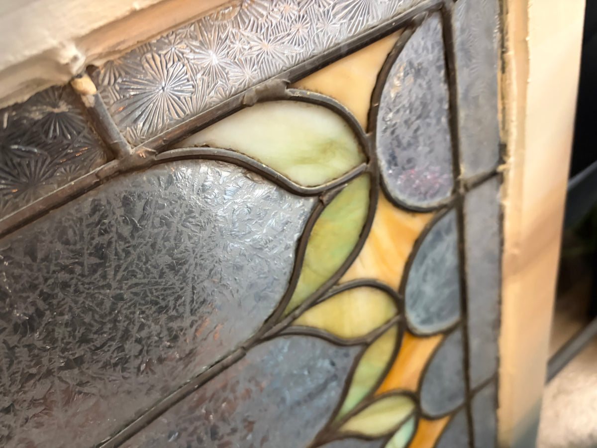 Leaded Stained Glass Panel