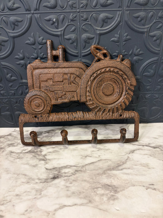Cast Iron Tractor Key Holder