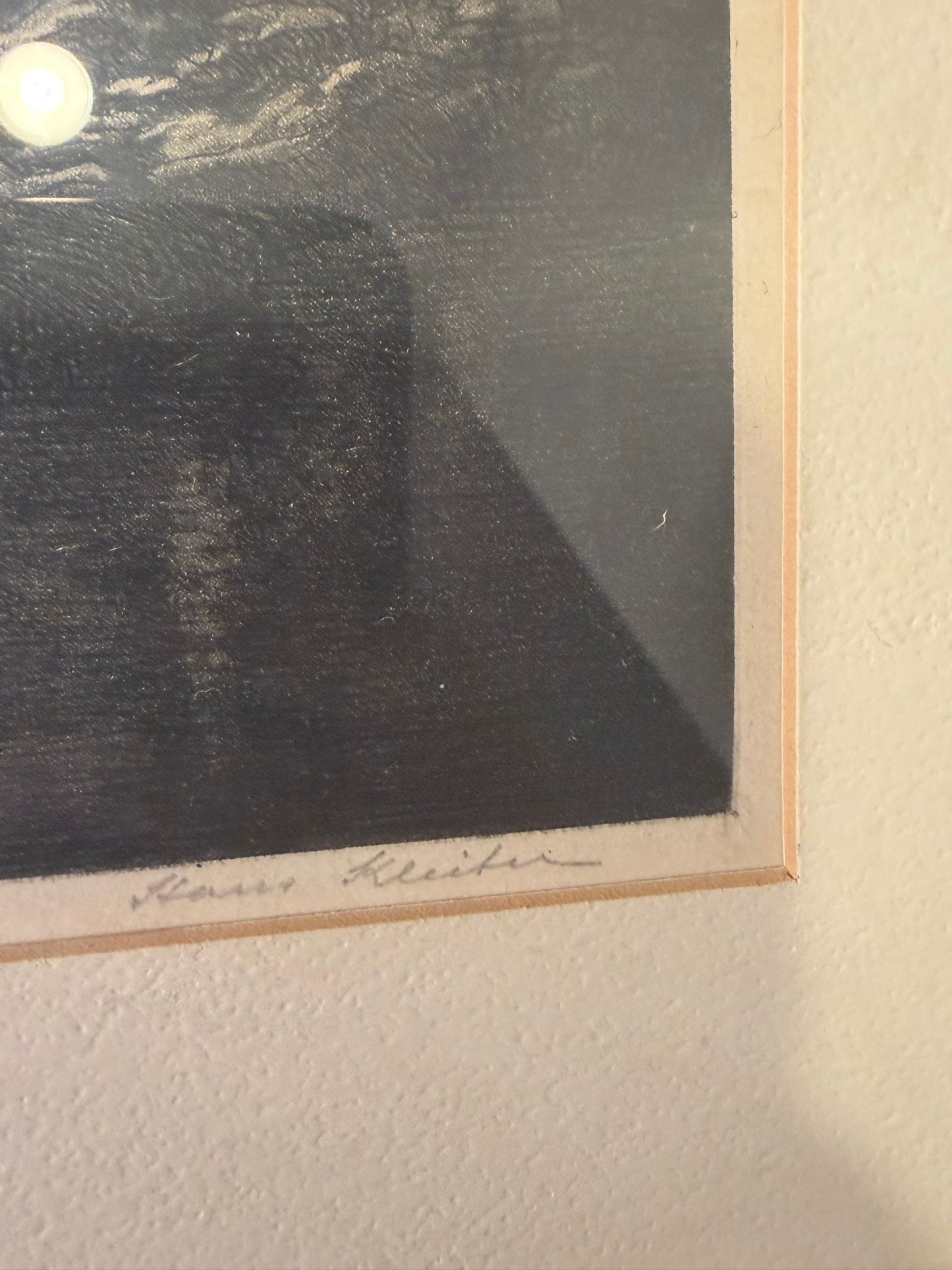Framed Print of "Around the Camp Fire" by Hans Kleiber