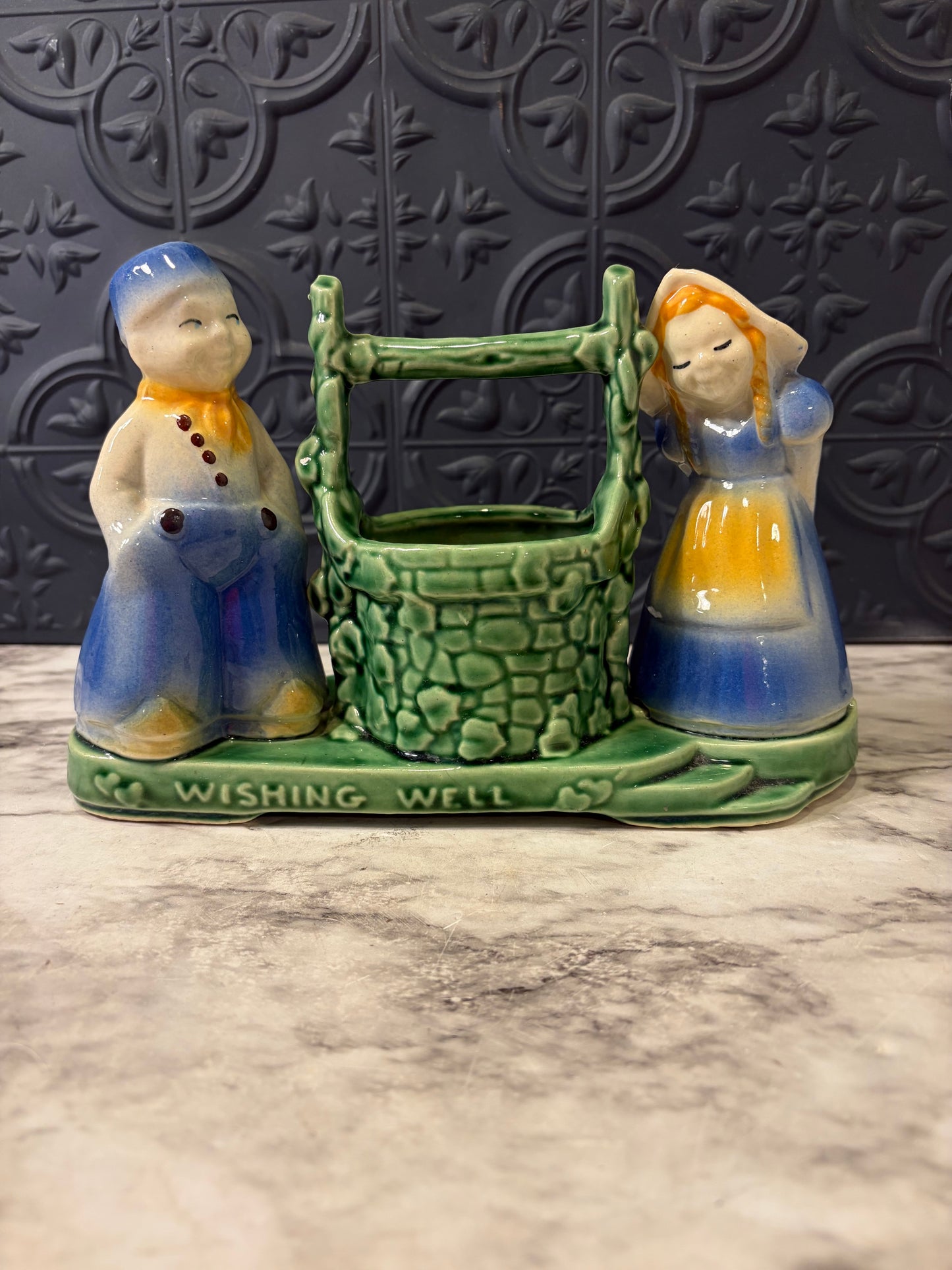 Shawnee Dutch Boy and Girl at Wishing Well