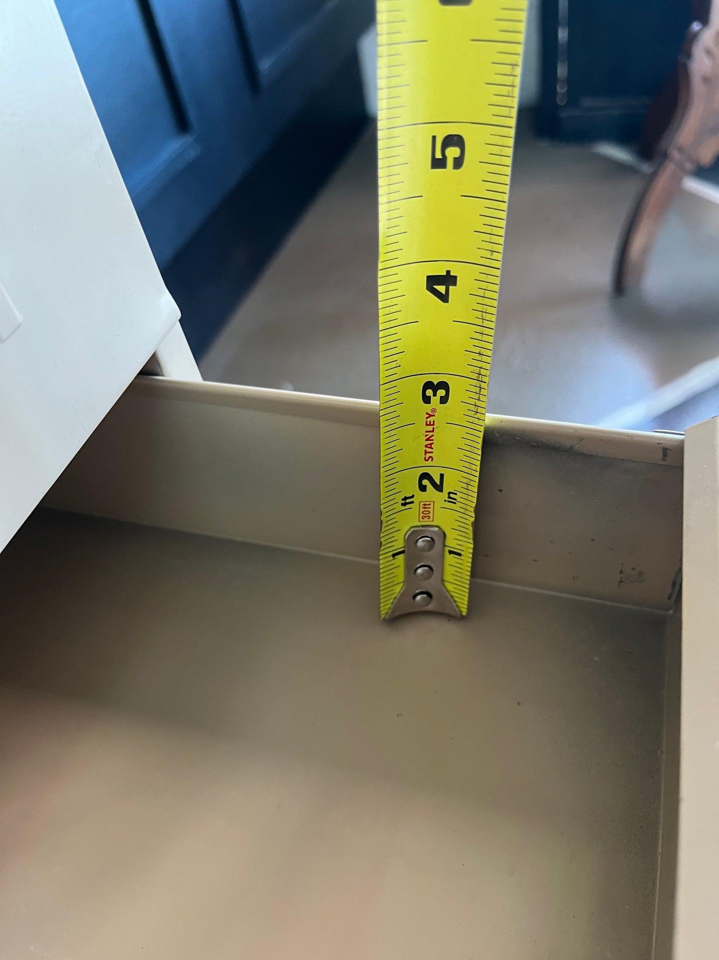 Vintage Metal 6 drawer file cabinet